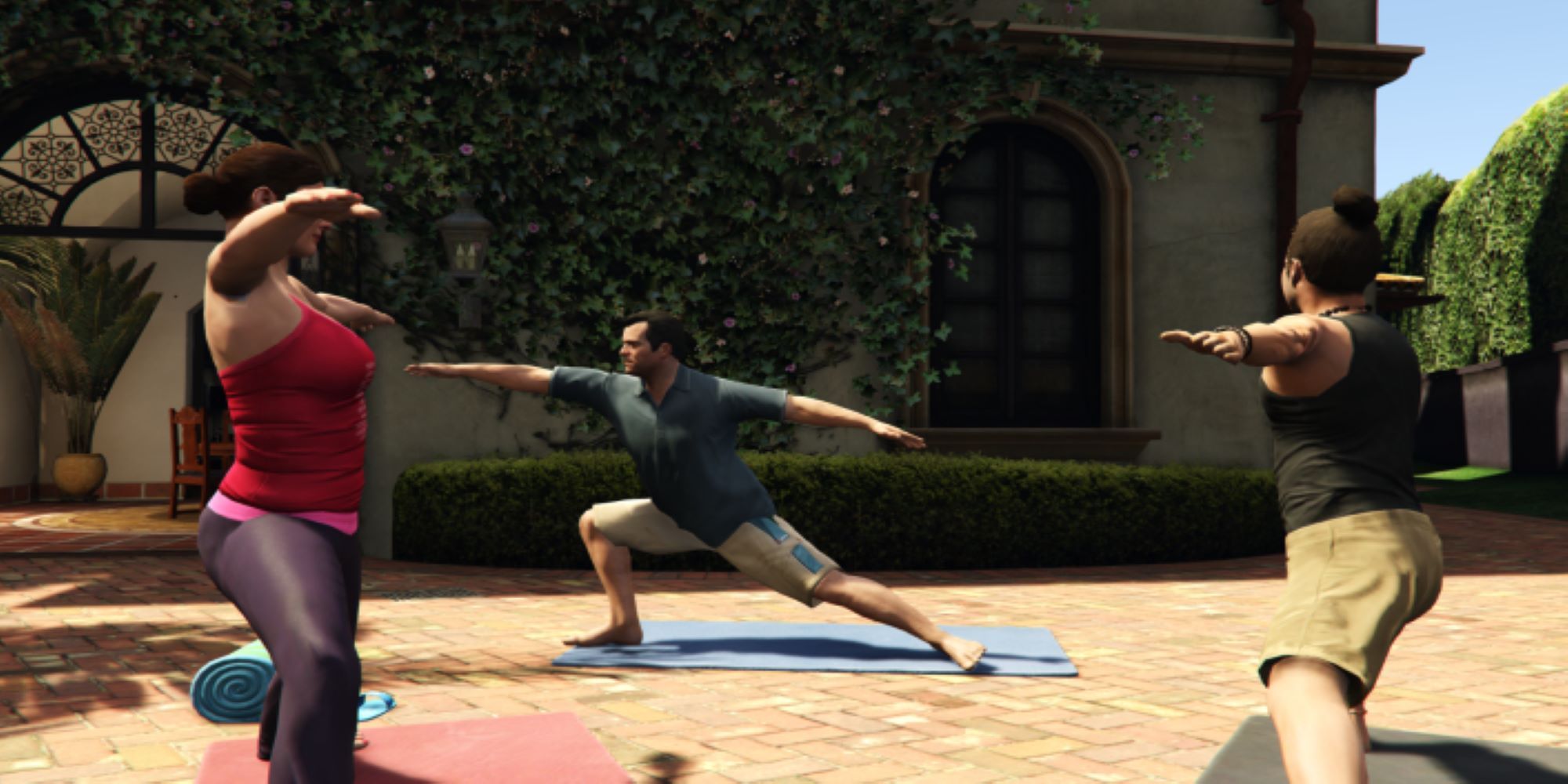 Grand Theft Auto 5 Yoga with Michael