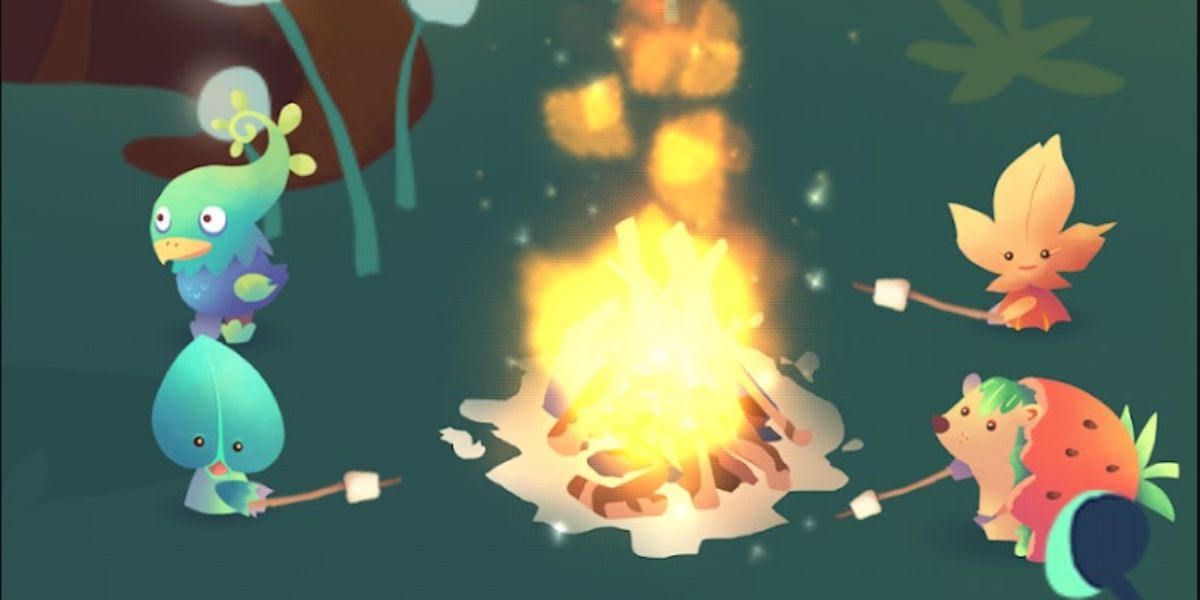 Guardians Unite The Realm Characters Huddles Around Campfire