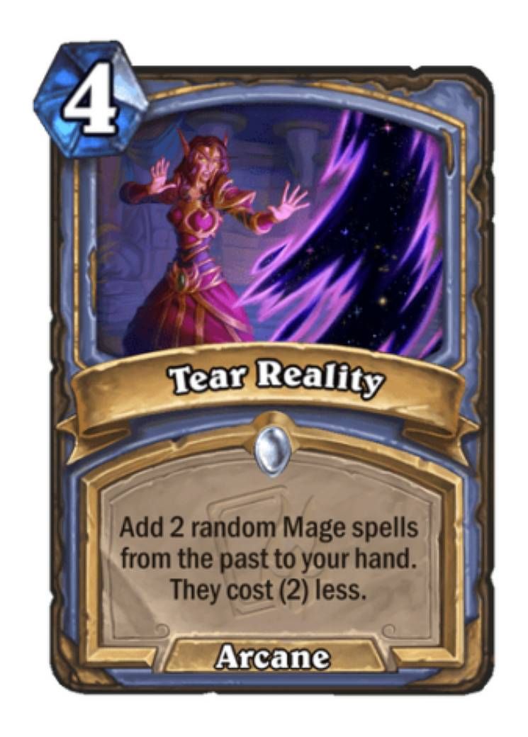 Tear Reality, Mage wielding magic to open fold in space