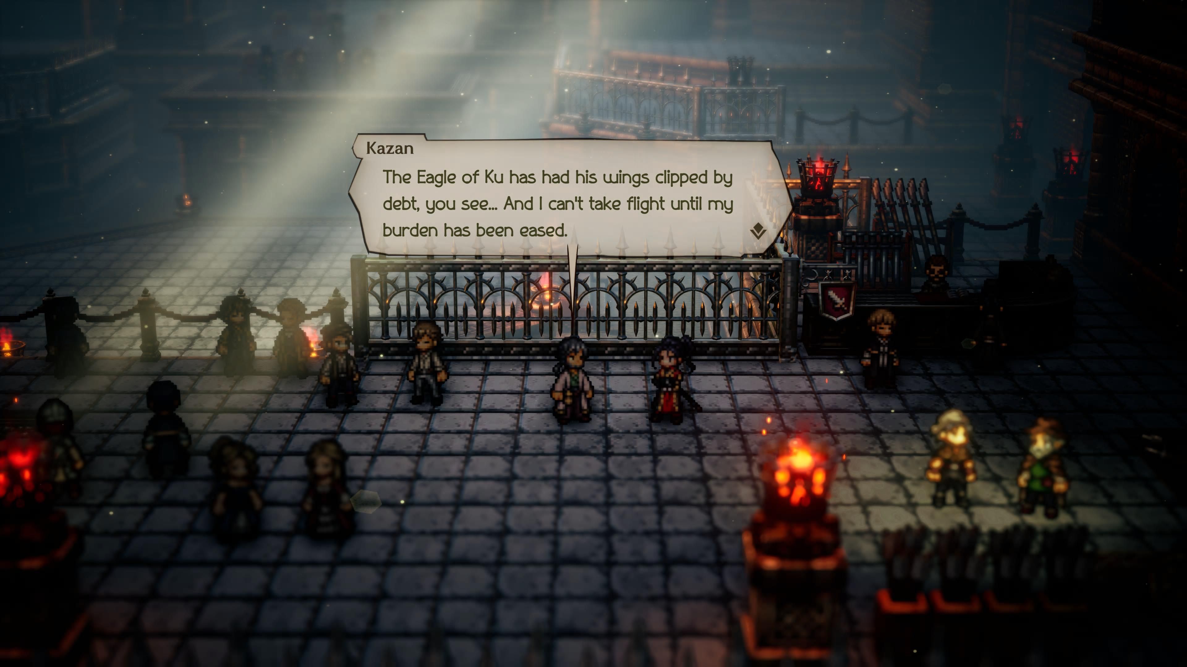 Hikari Octopath Traveller 2, Казань, объясняет, почему Хикари должна драться