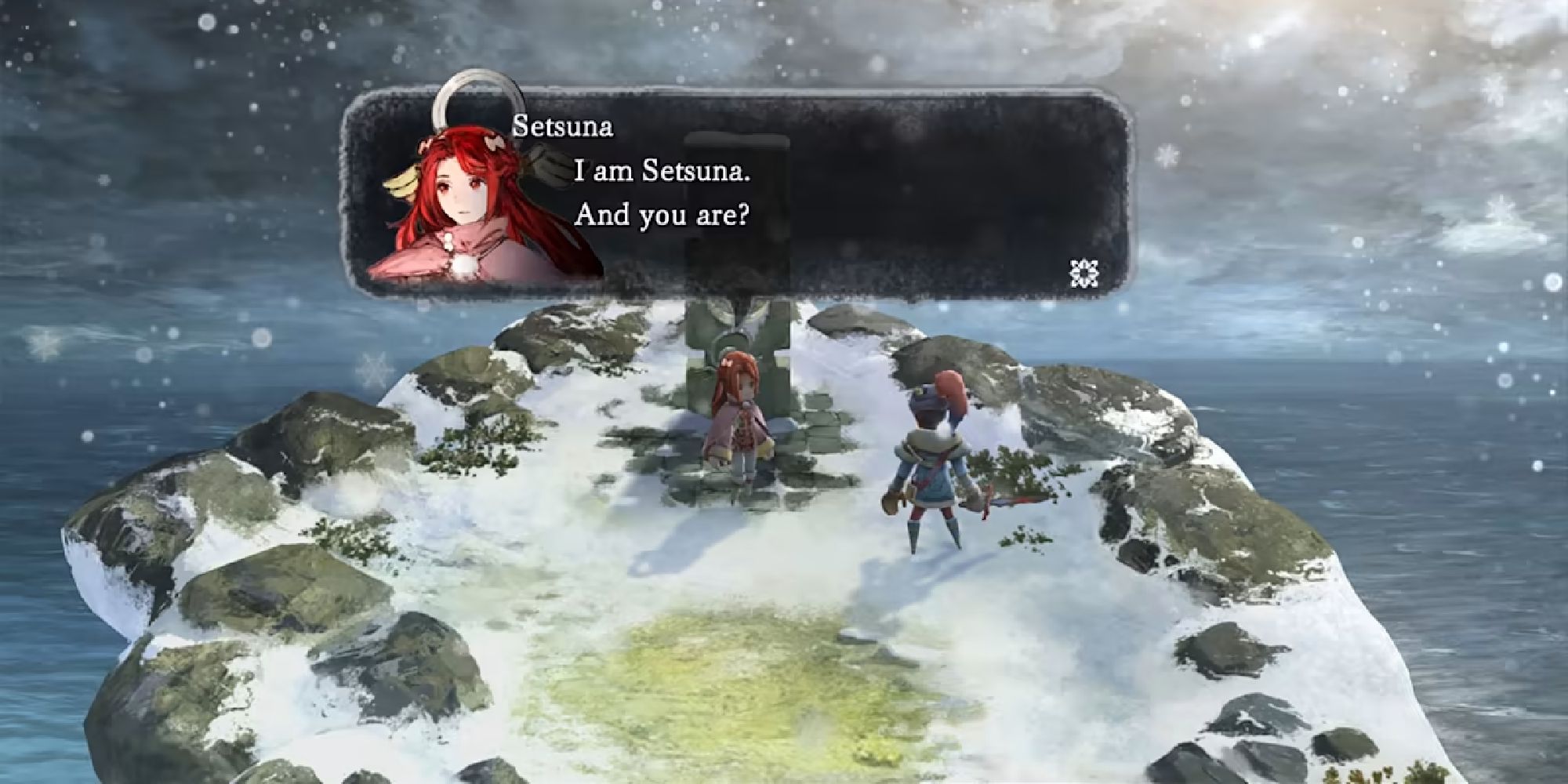 i am setsuna cutscene meeting setsuna for the first time