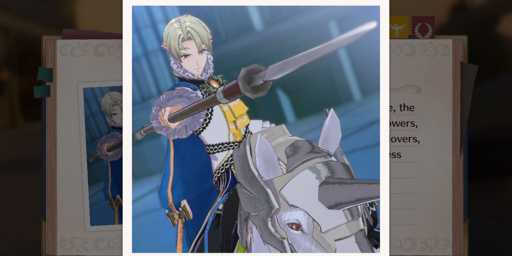 Fire Emblem Engage - Alfred image from the Ally Handbook