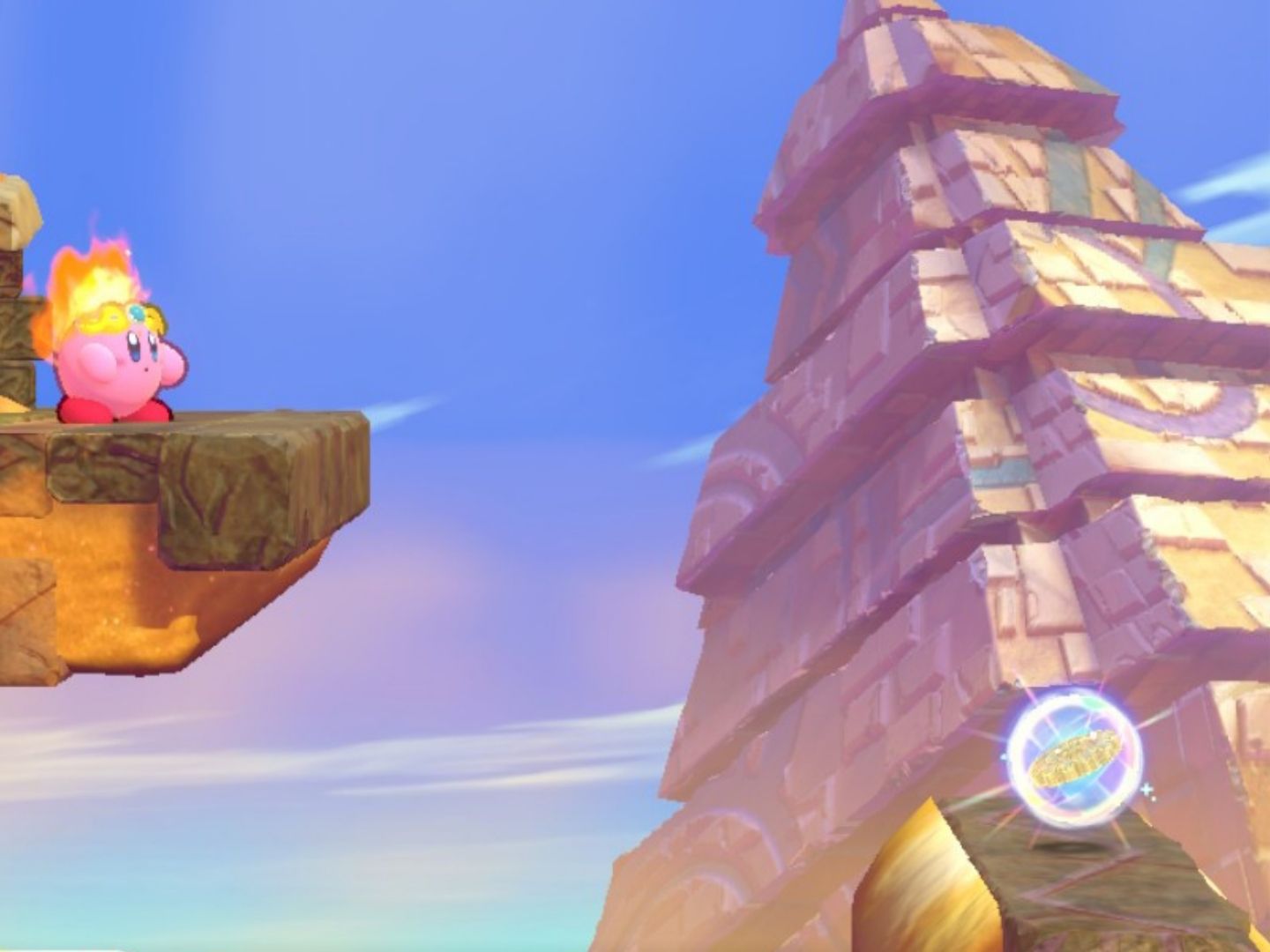 Kirby Raisin Ruins Stage One First Energy Sphere