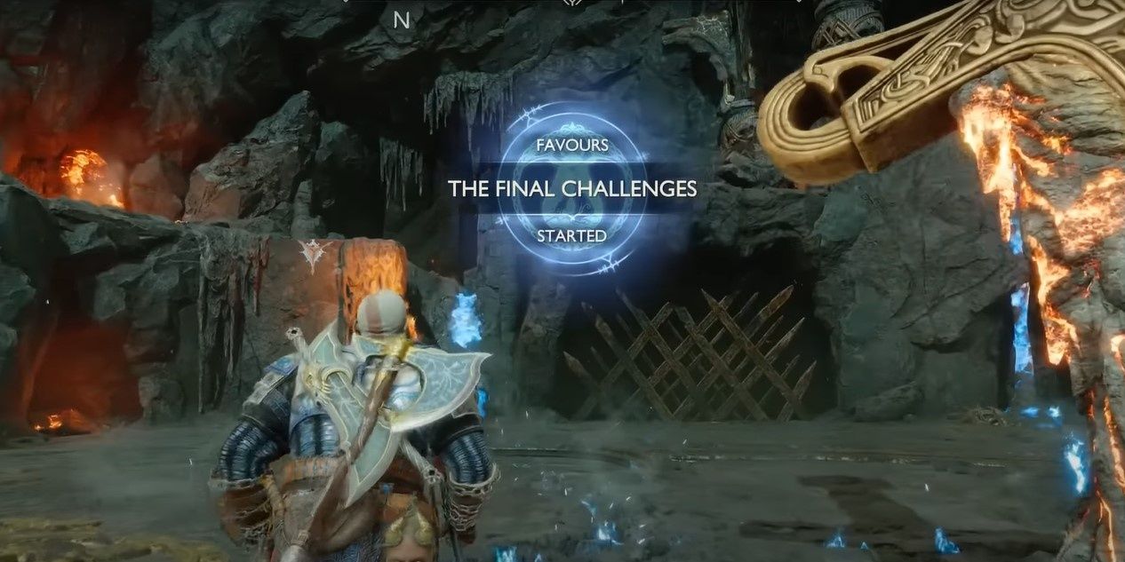 Kratos beginning the final Challenges favour