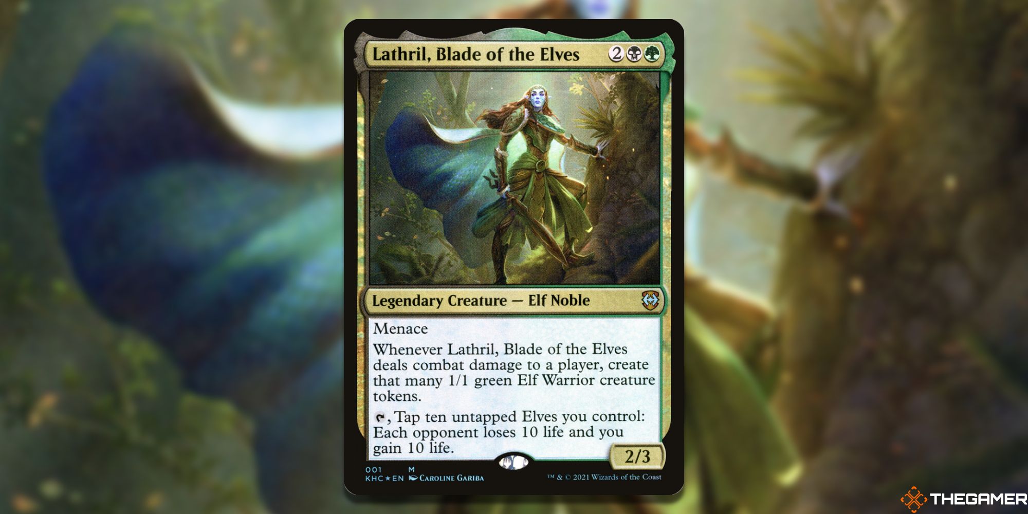 MTG: Lathril, Blade of the Elves card