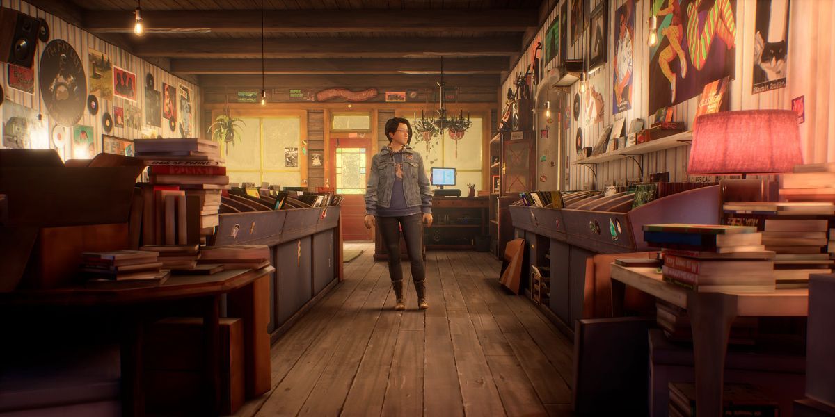 Life Is Strange True Colors Screenshot Of Alex In Record Store