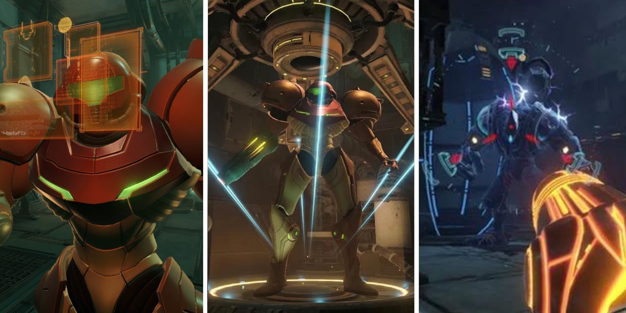 Metroid Prime Remastered Samus In Varia Suit Save Animation And Enemy Design