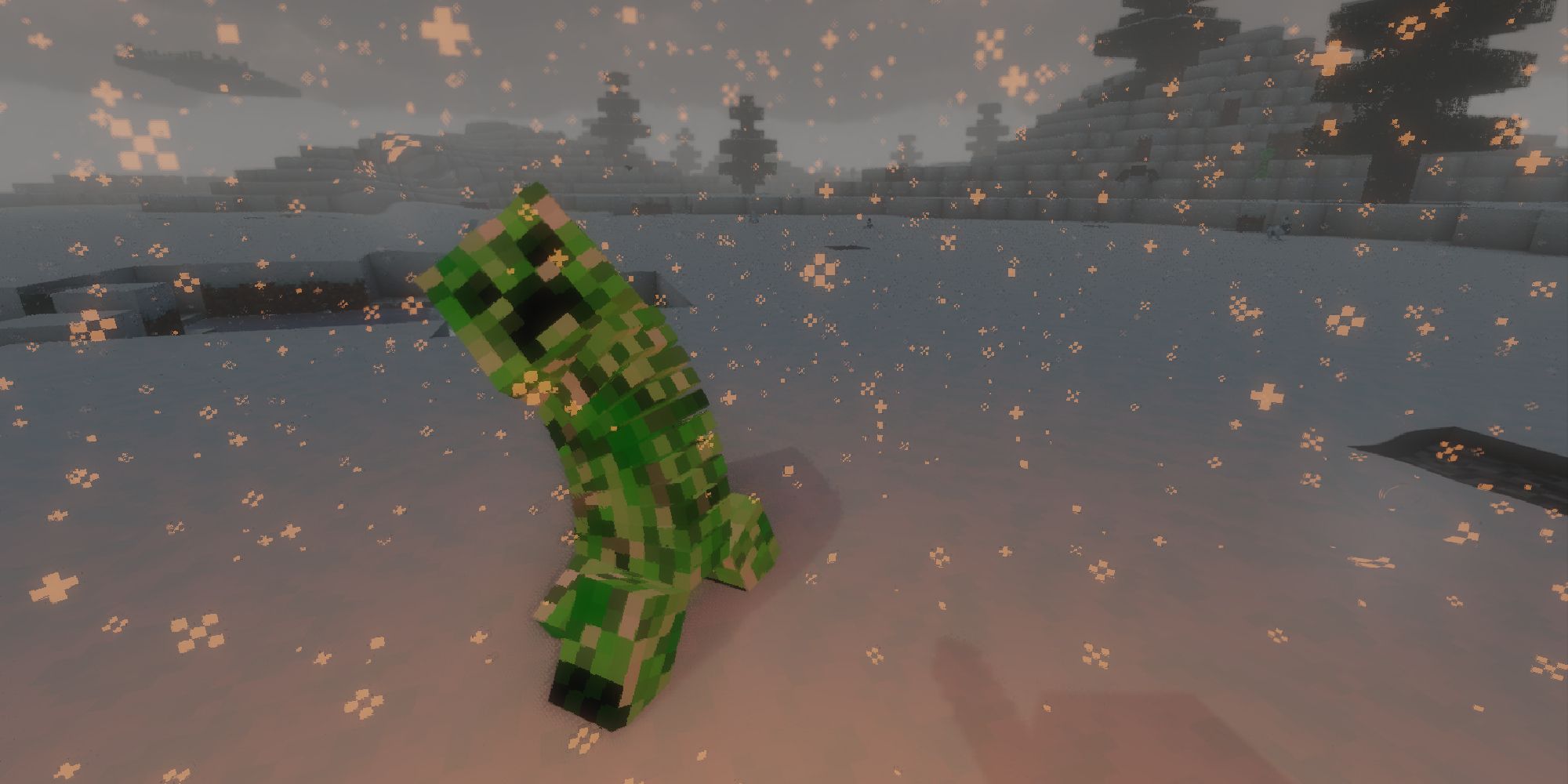 minecraft better animations creeper wiggling its head