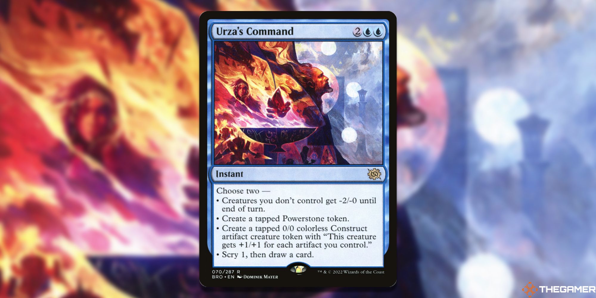 MTG: Urza's Command card