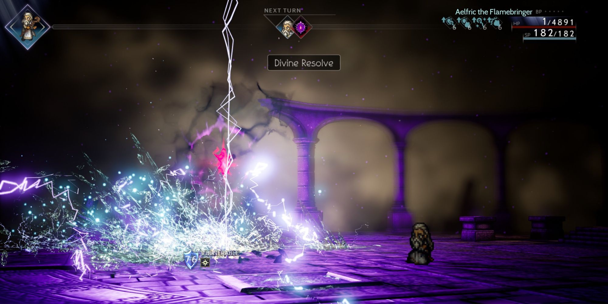 Octopath Traveler 2 - Temenos Chapter 1 Aelfric Fight