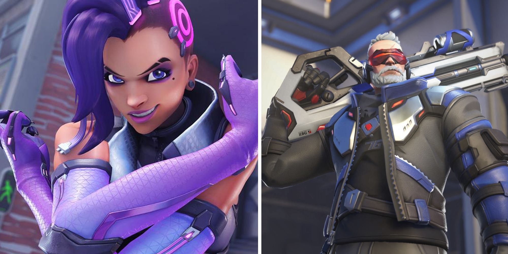 Sombra and Soldier 76 in Overwatch 2