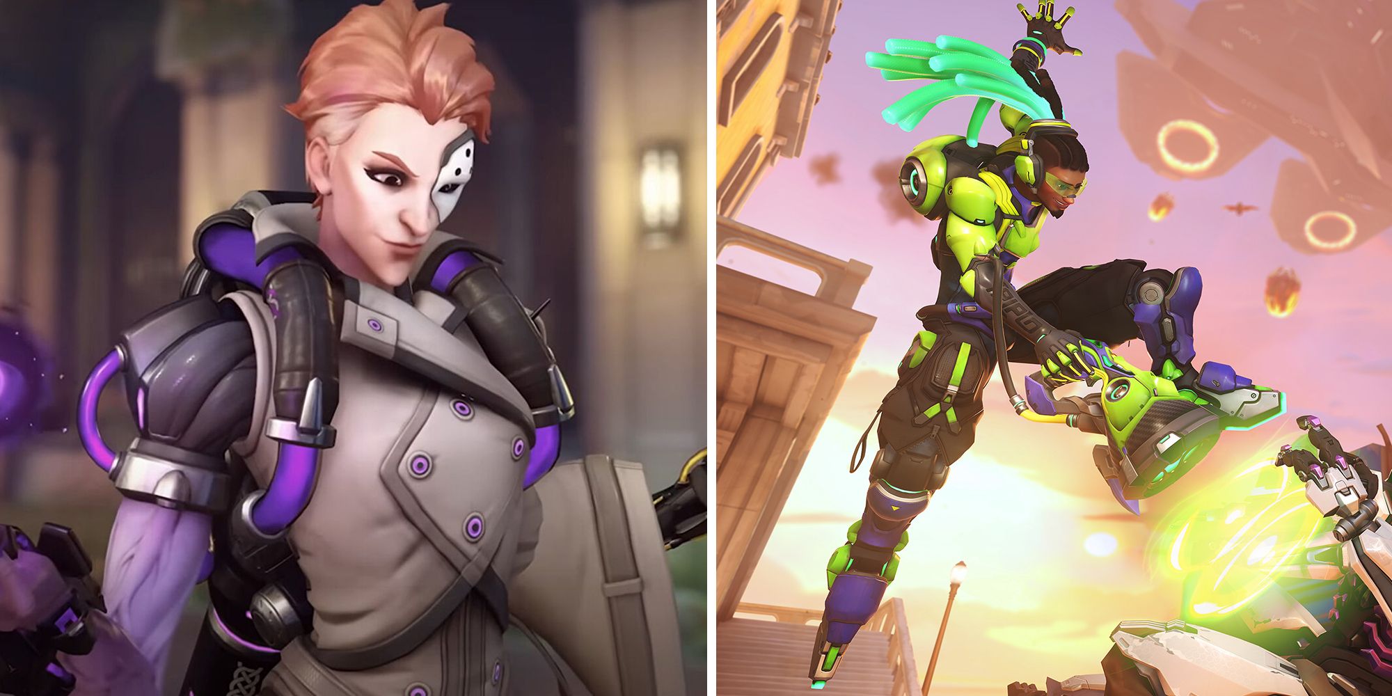 Moira and Lucio in Overwatch 2