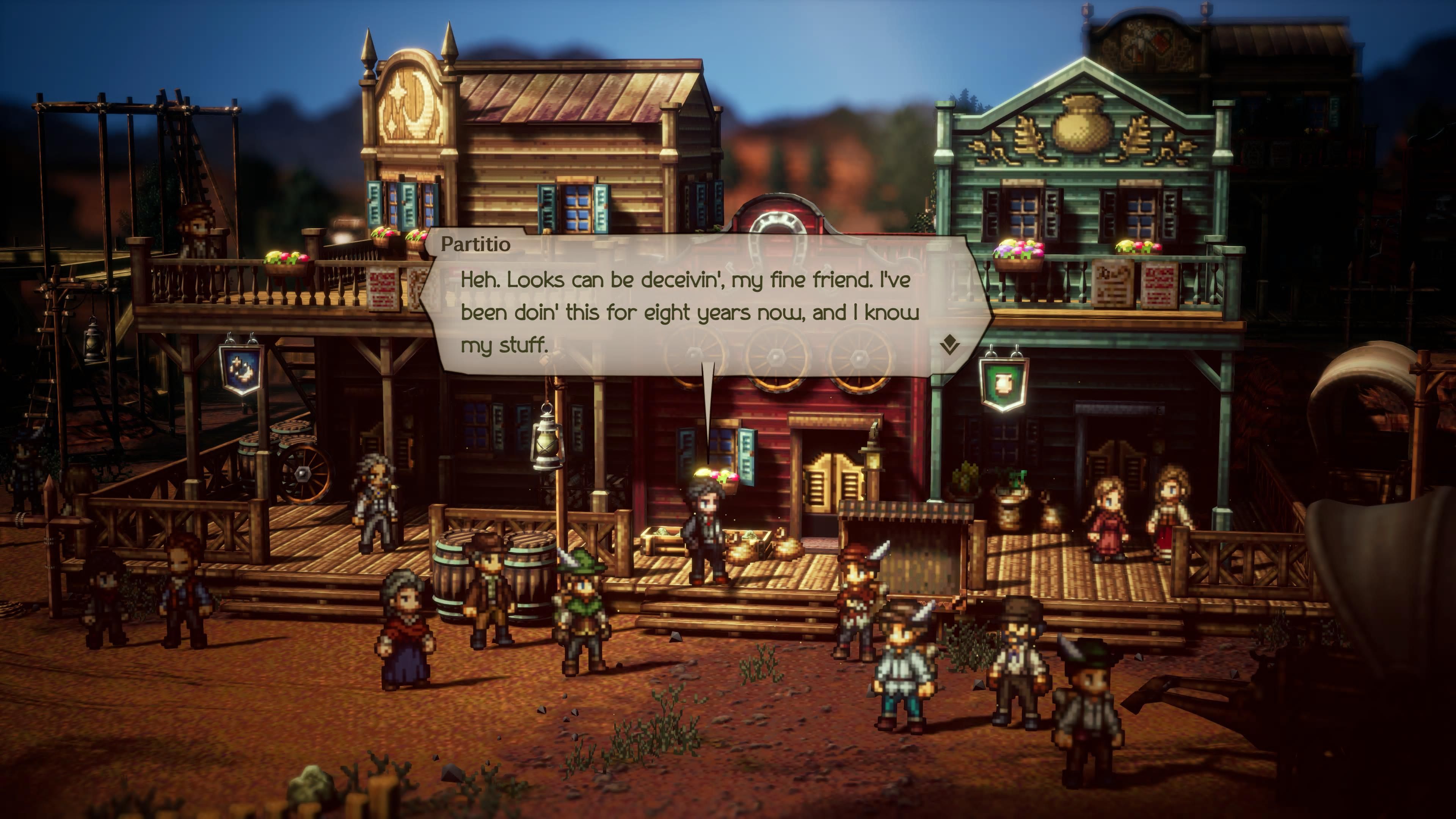 Partitio Octopath Traveler 2 16-летняя сцена