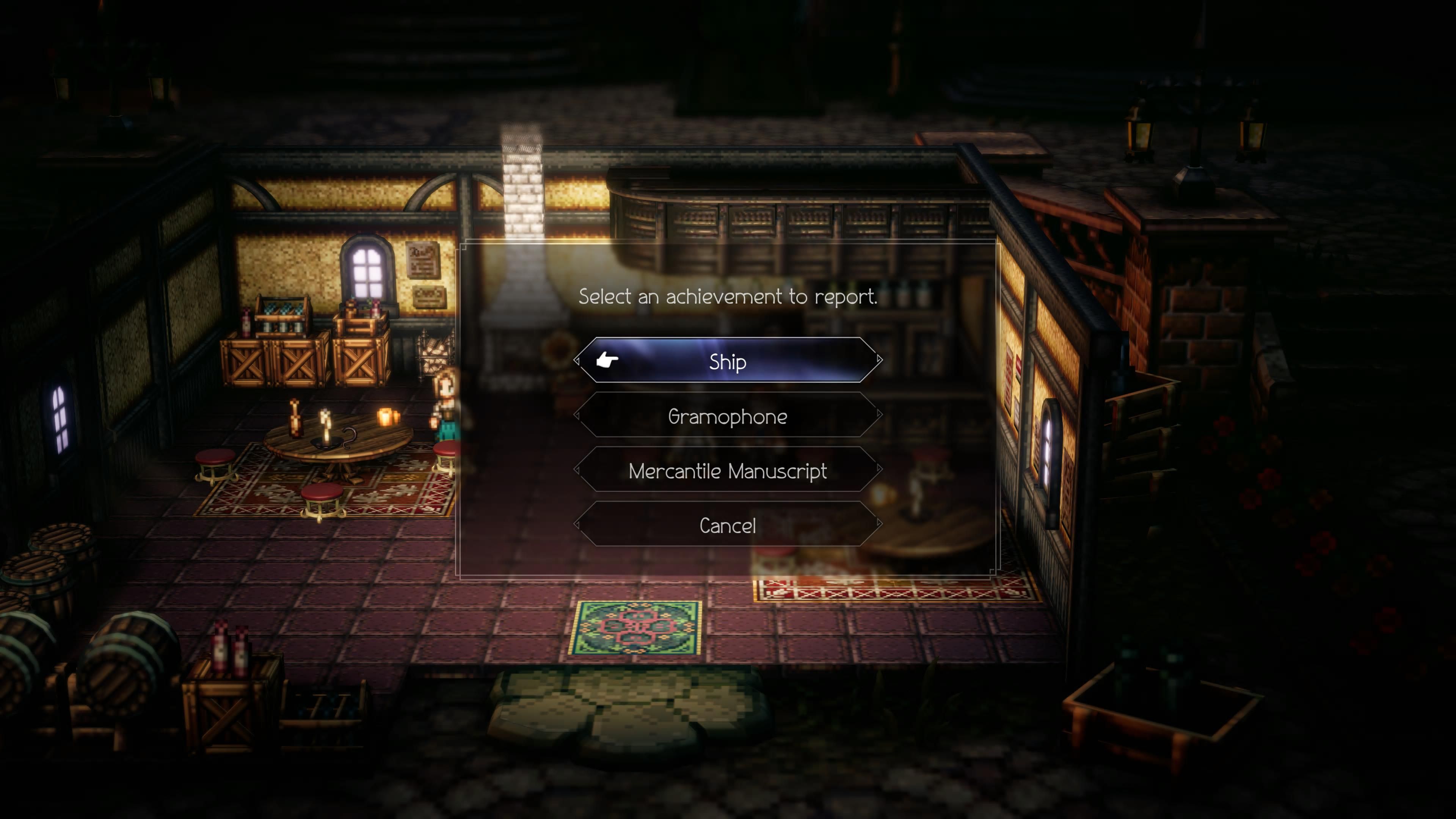 Partitio Octopath Traveler 2 Корабль Граммофон Mercantile