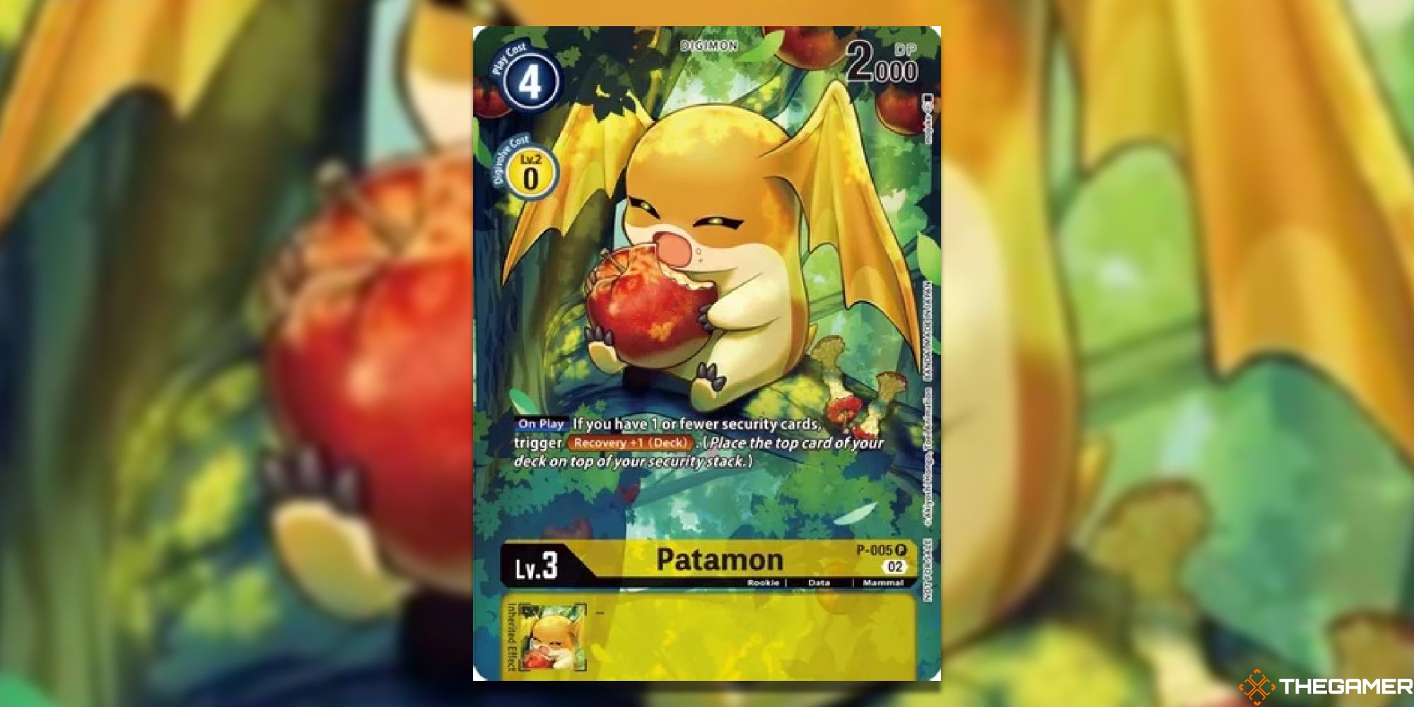 patamon card art from illustration contest 2022 digimon card game