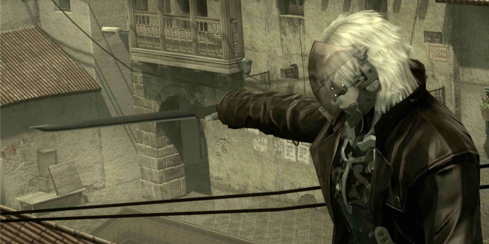 Raiden as seen in Metal Gear Solid 4 Guns of the Patriots