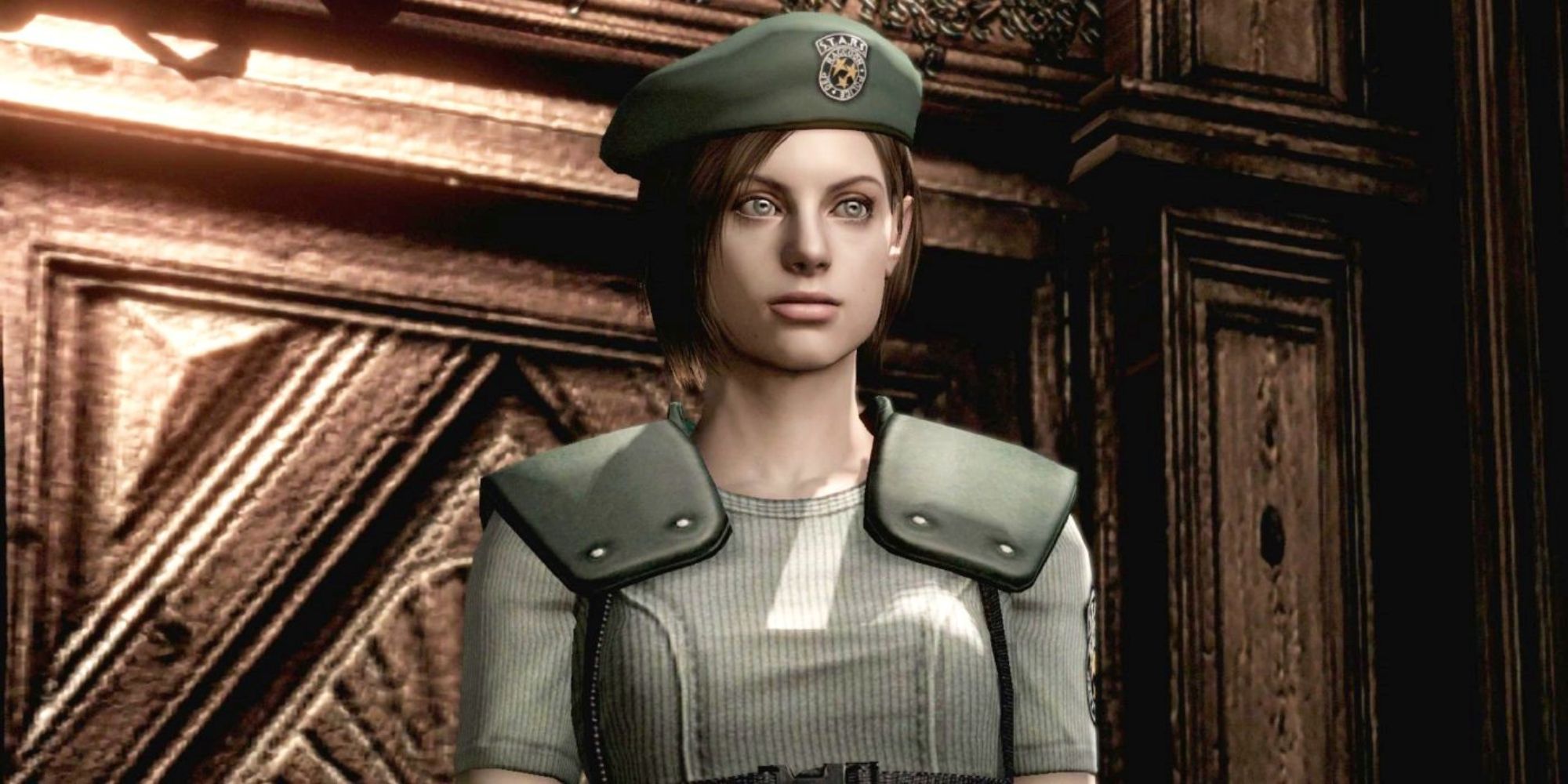 Resident Evil - Jill Valentine Standing In The Hall Of Spencer Mansion
