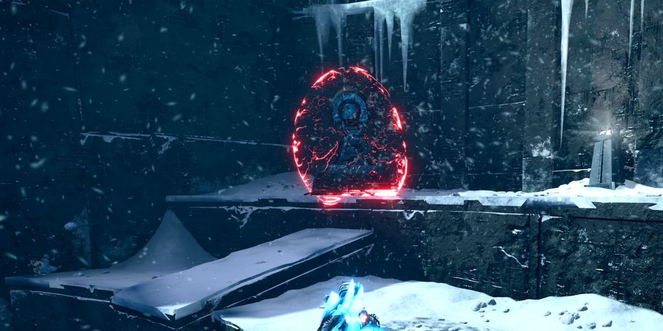 Returnal Frost Turret в щите