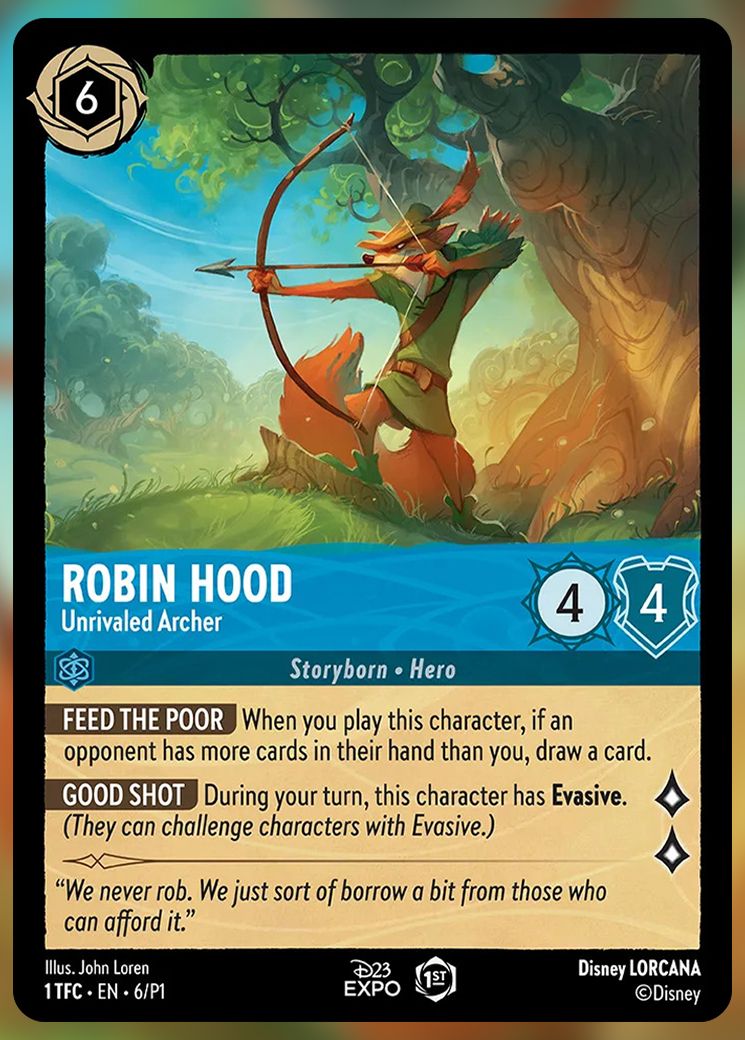 Lorcana: Robin Hood, Unrivaled Archer card