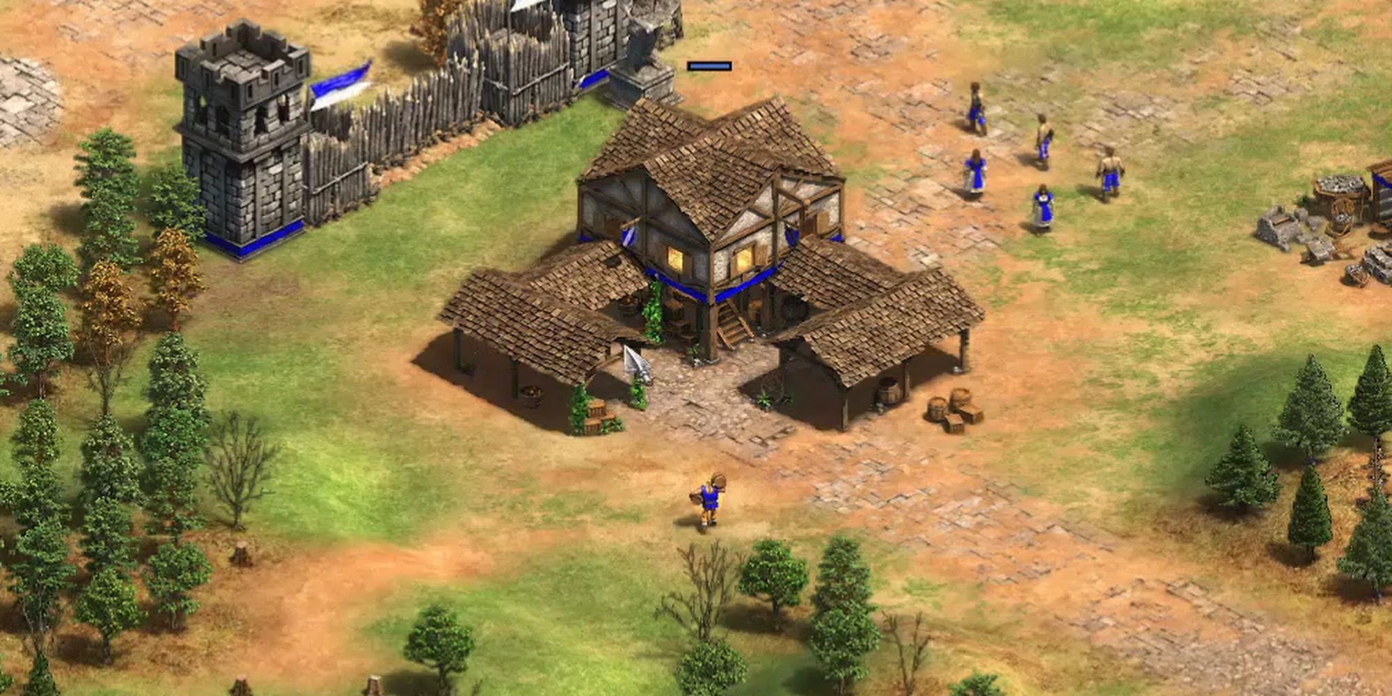 Age Of Empires 2: A Saboteur Cheat Unit Spawned At The Town Centre