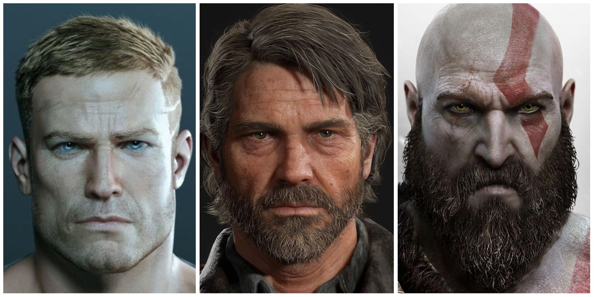 Saddest Dad In Games - BJ from Wolfenstein, Joel from The Last of Us and Kratos from God of War