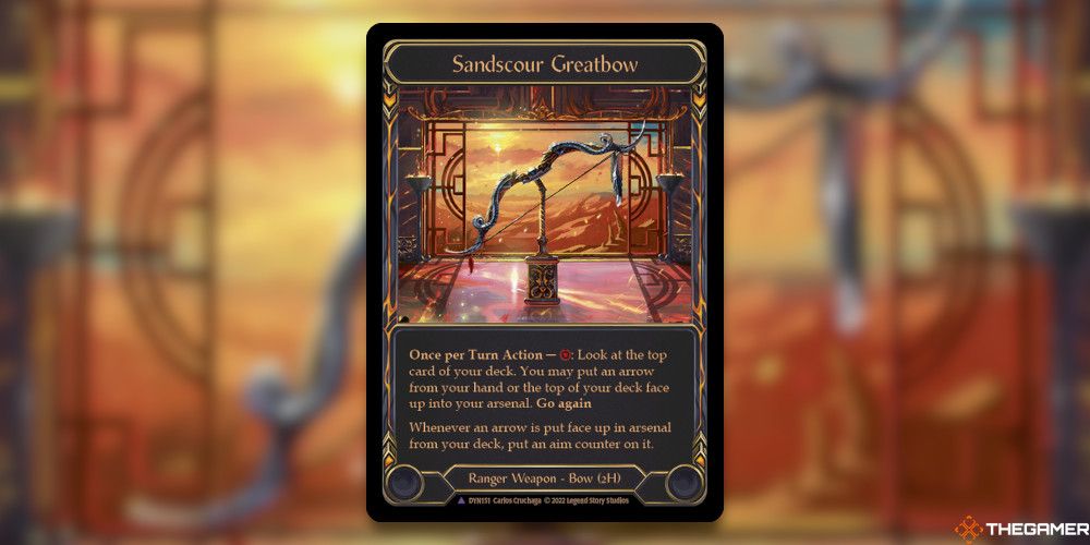 Sandscour Greatbow (Marvel) TCG Format