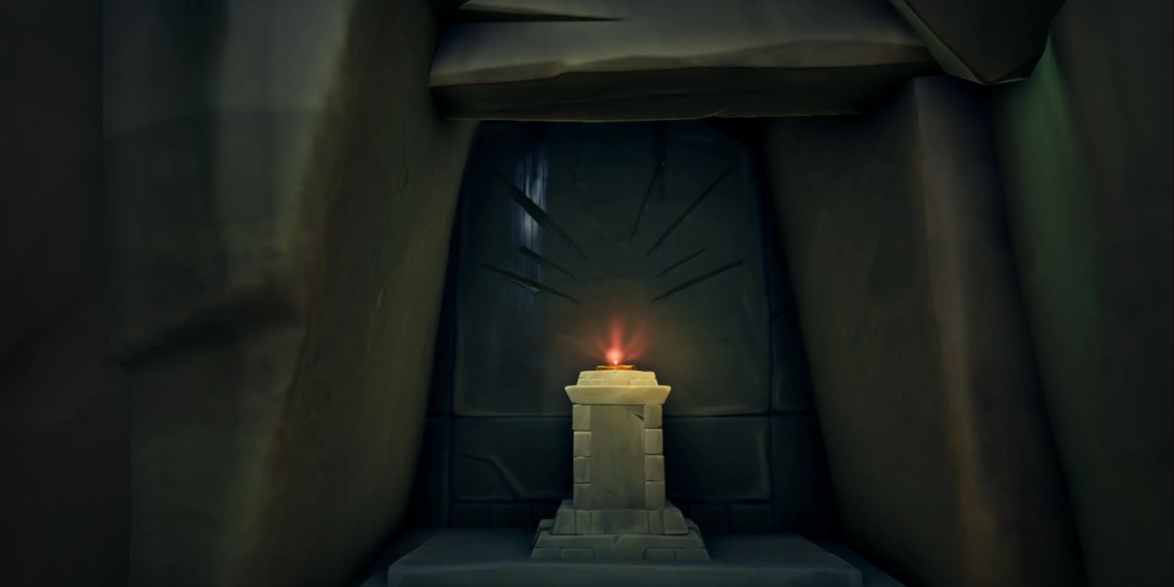 A totem that has been lit in a temple that is explored during Stars of a Thief in Sea of Thieves