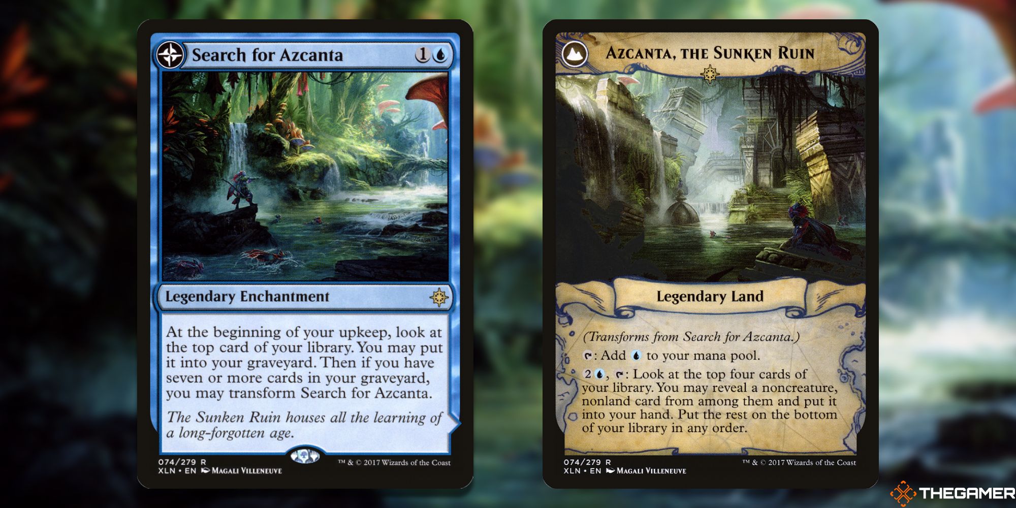 MTG: Search for Azcanta/Azcanta, the Sunken Ruin card