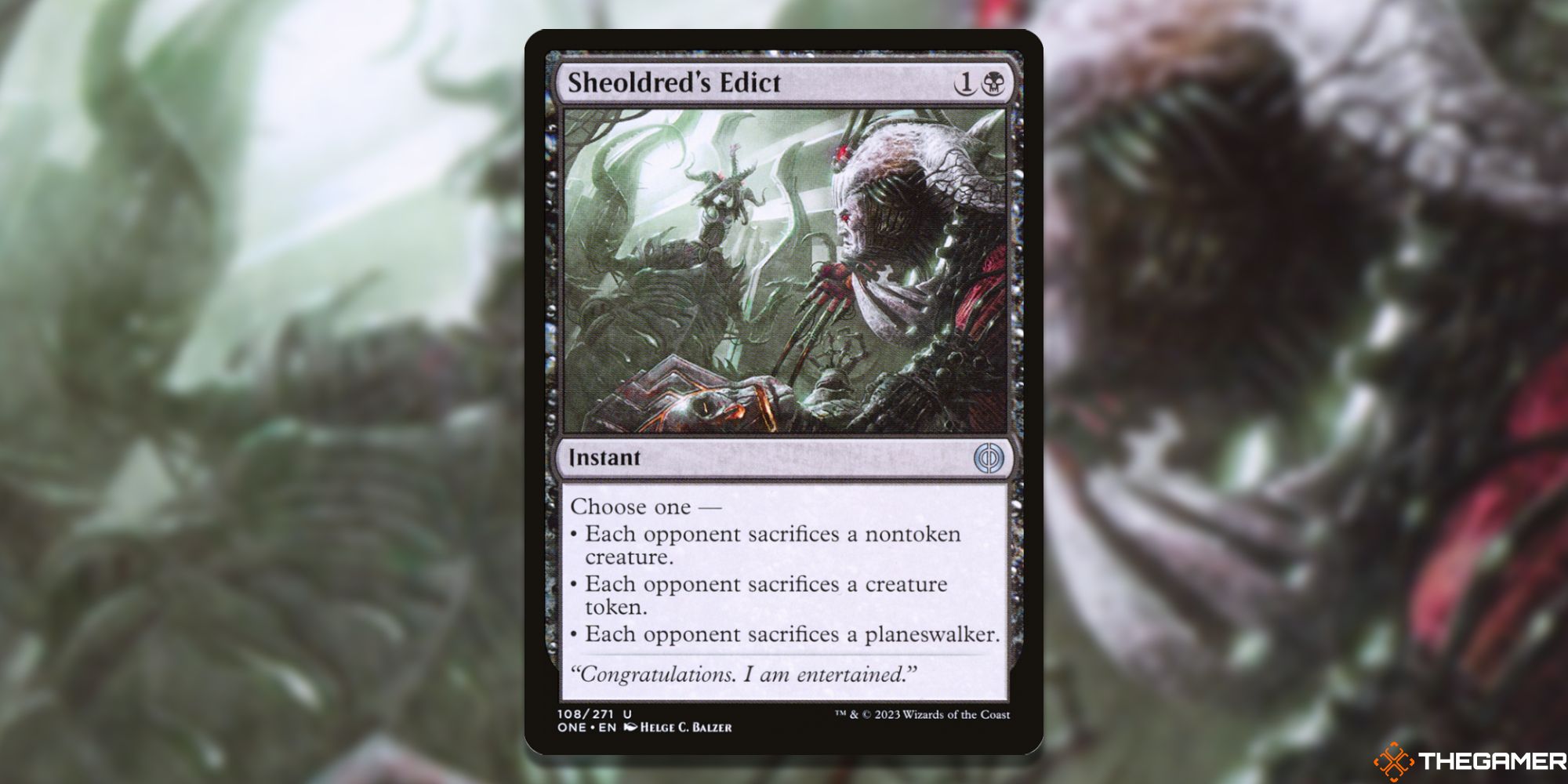 MTG: Sheoldred's Edict card