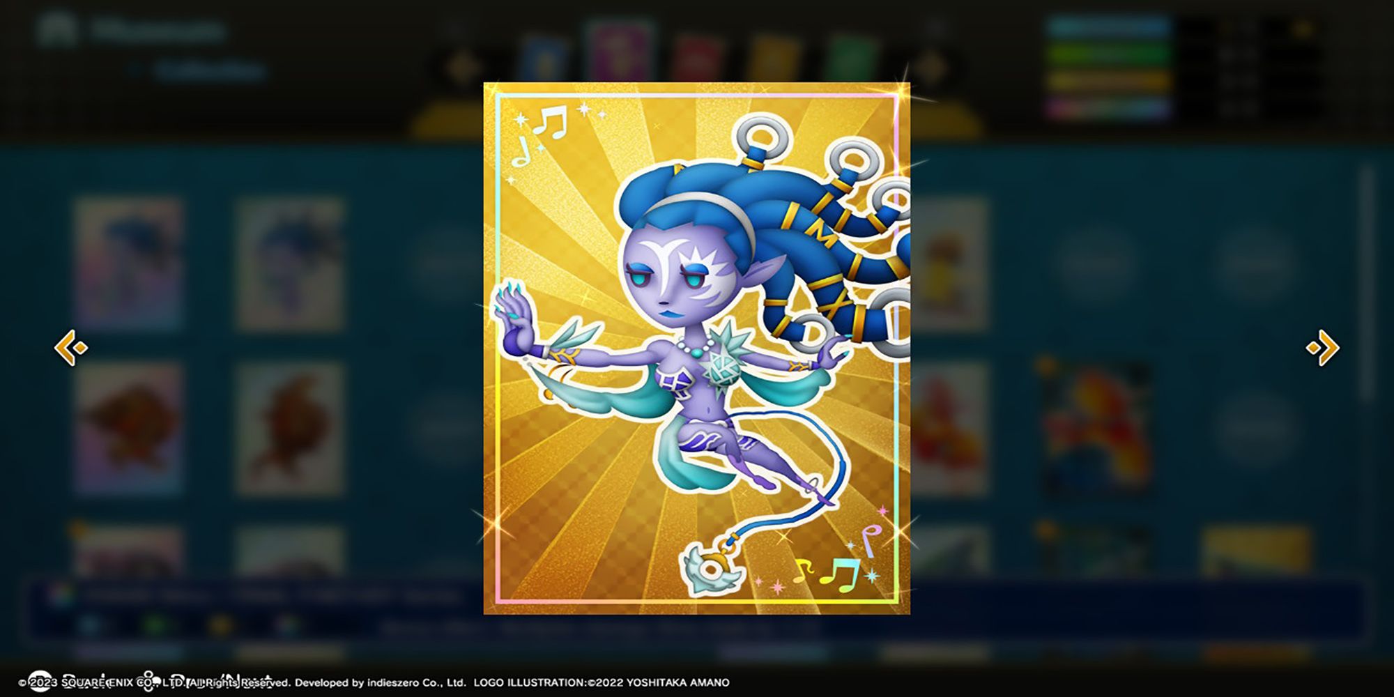 Shiva, featured on a special golden CollectaCard in Theatrhythm: Final Bar Line.