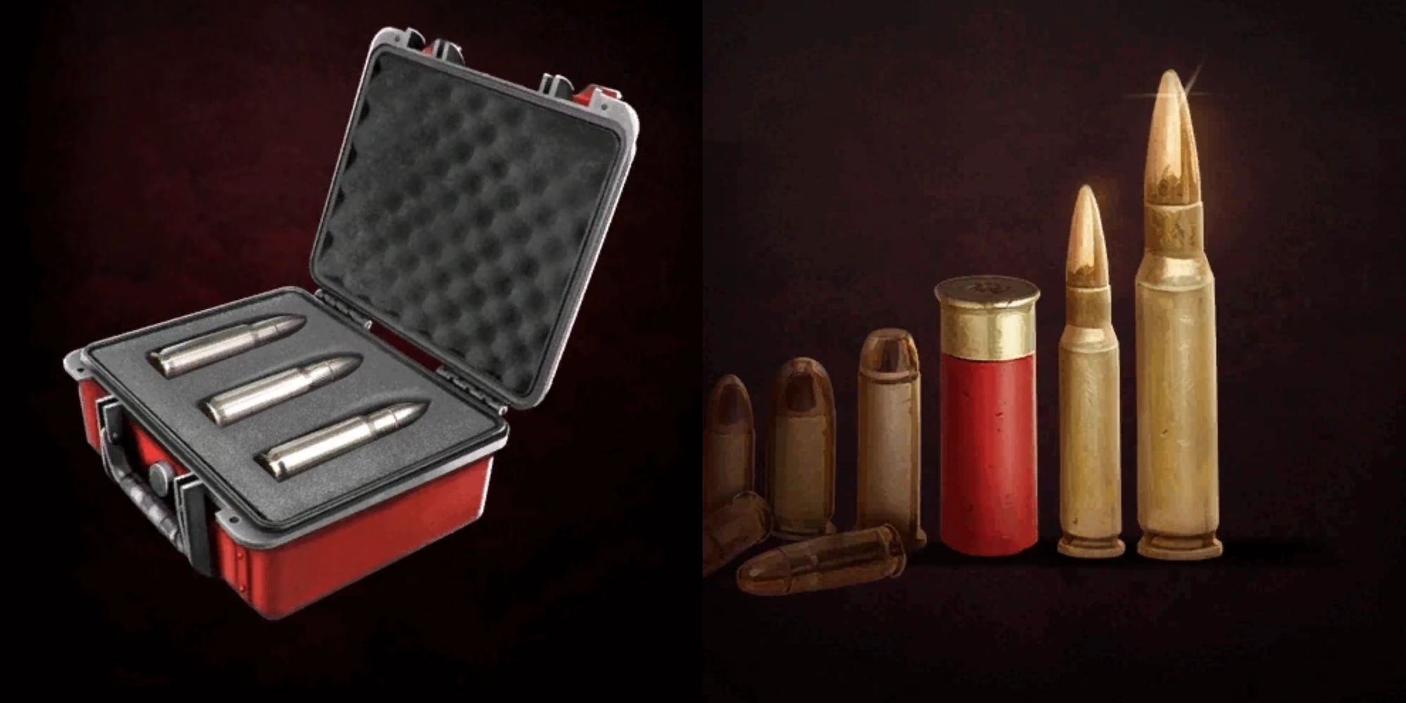 The art for Silver Bullets (left) and Large Caliber Rounds (right)