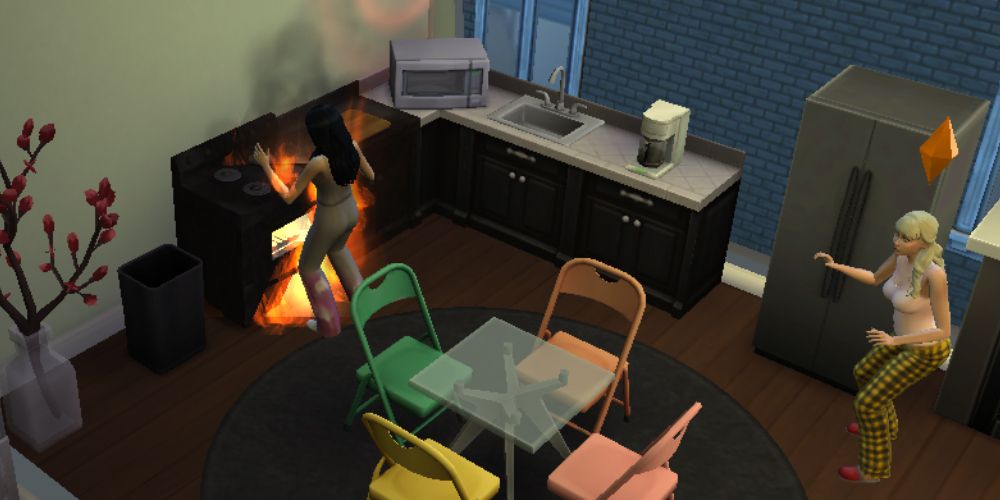 sims 4 fire after challenge