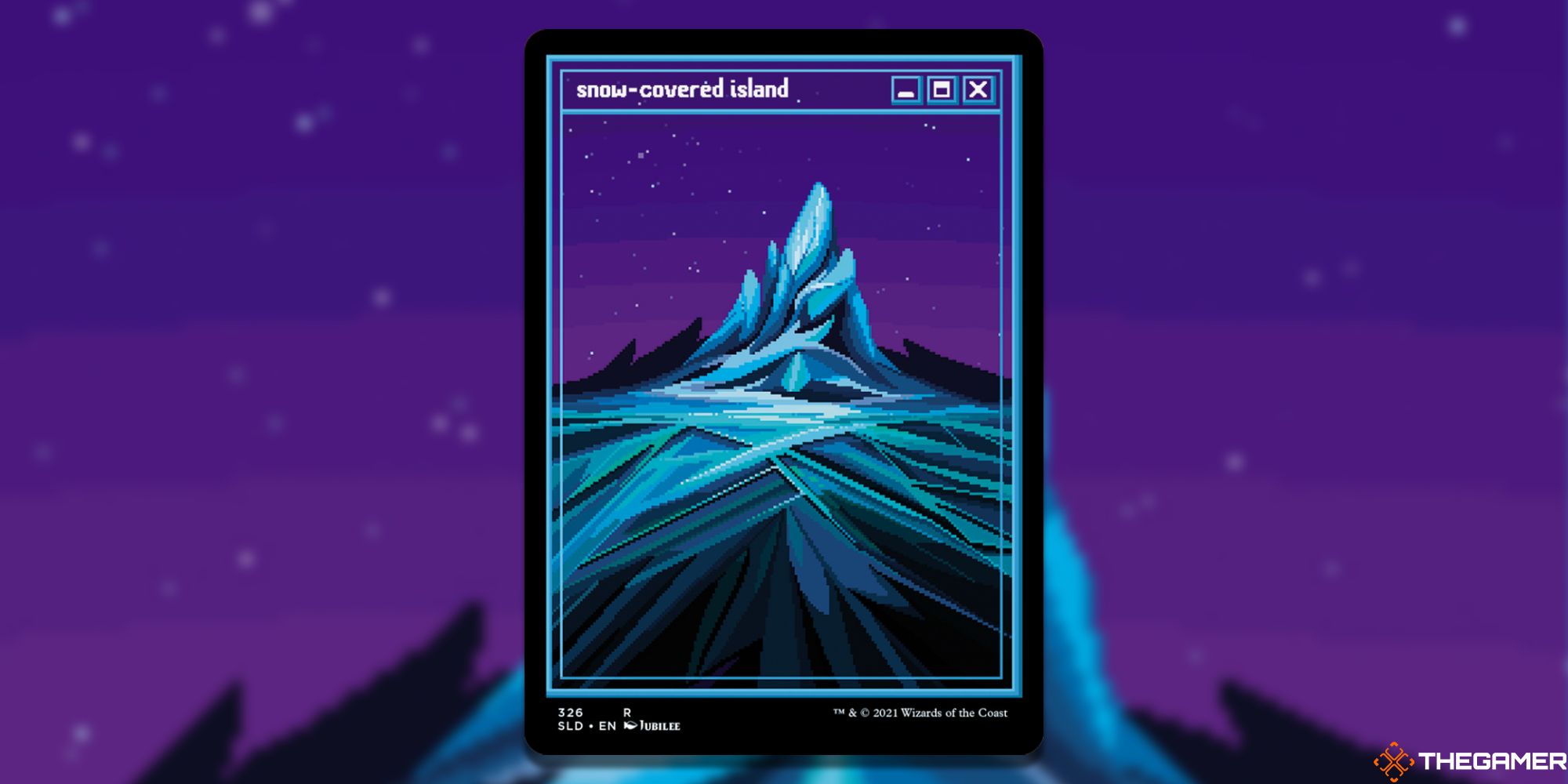 MTG: Snow-Covered Island card
