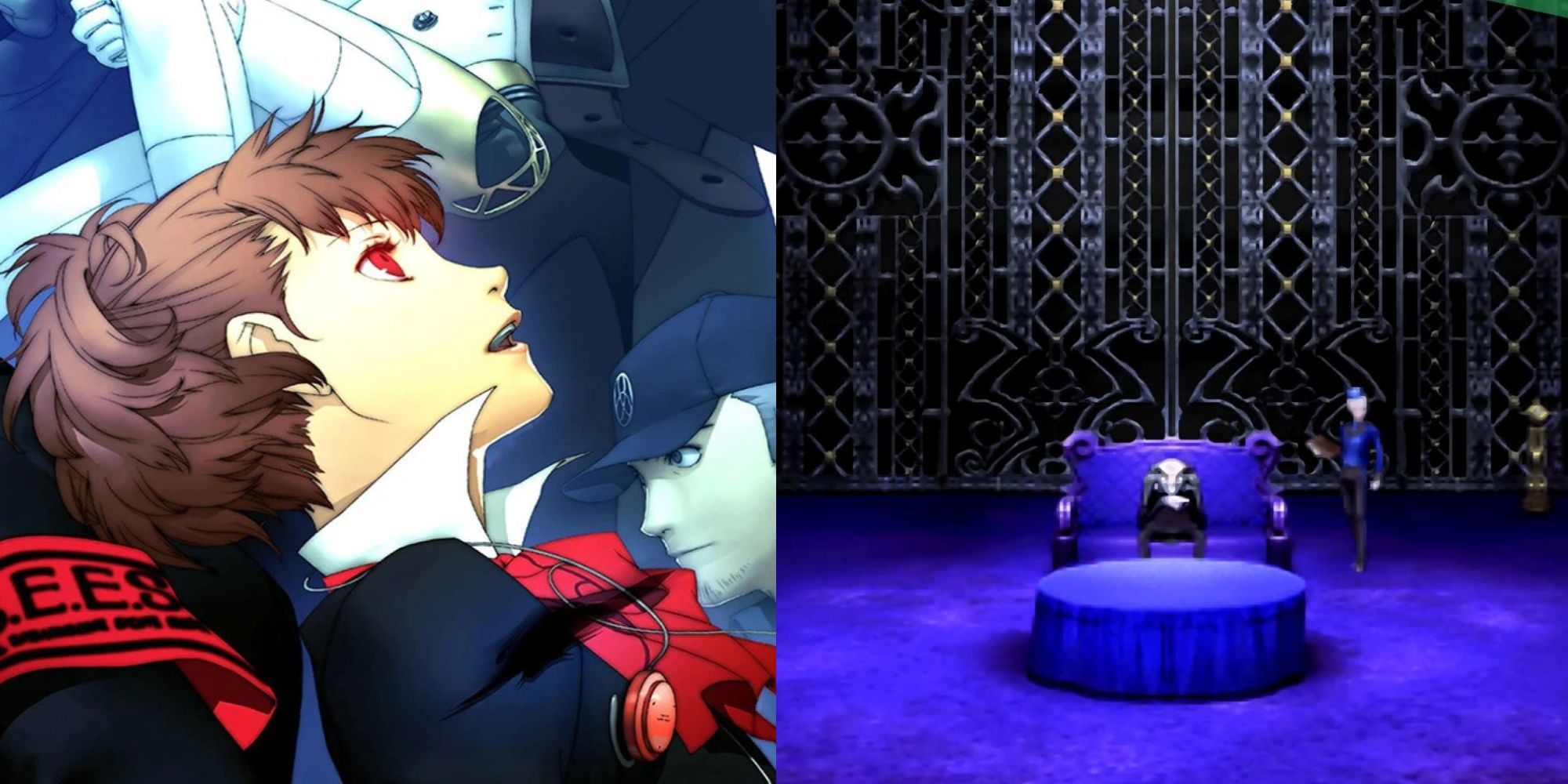 The Female Main Character and The Velvet Room in Persona 3 Portable