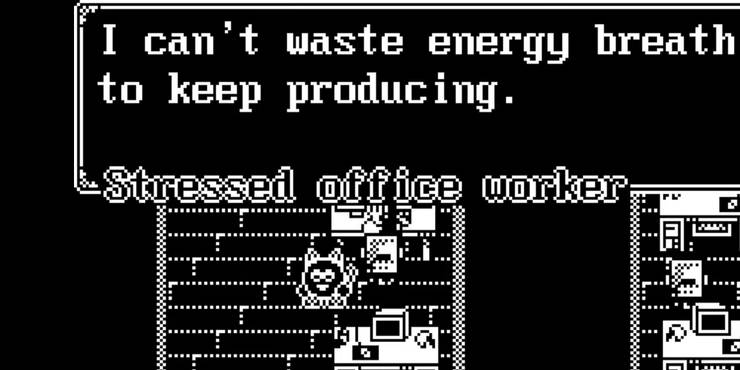 Stressed Office Worker