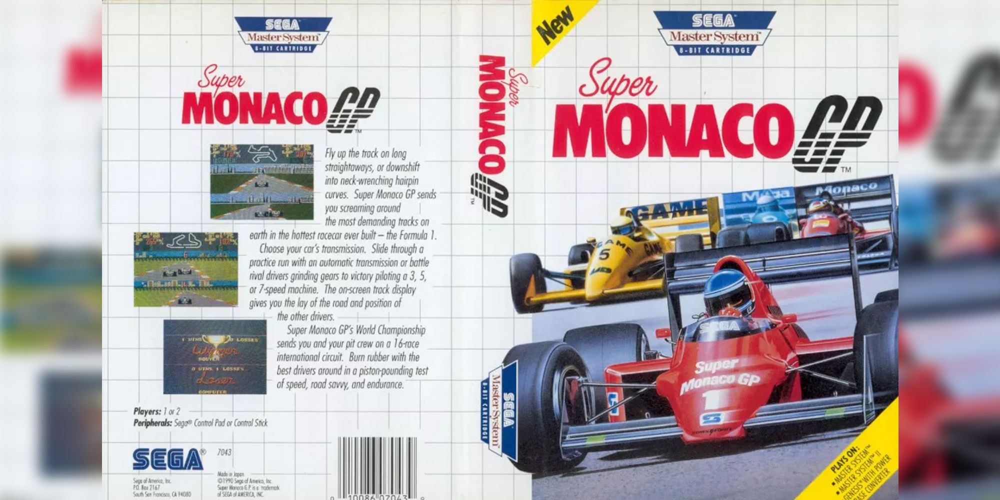 Super Monaco GP box art