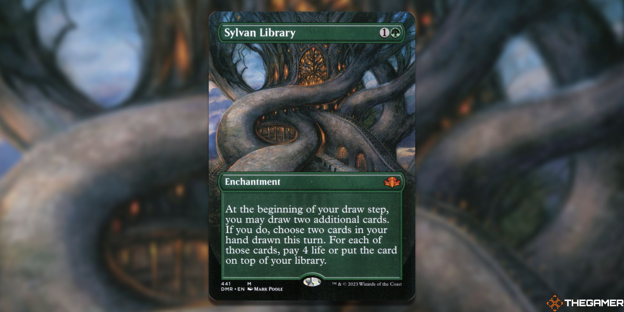 MTG: Sylvan Library card