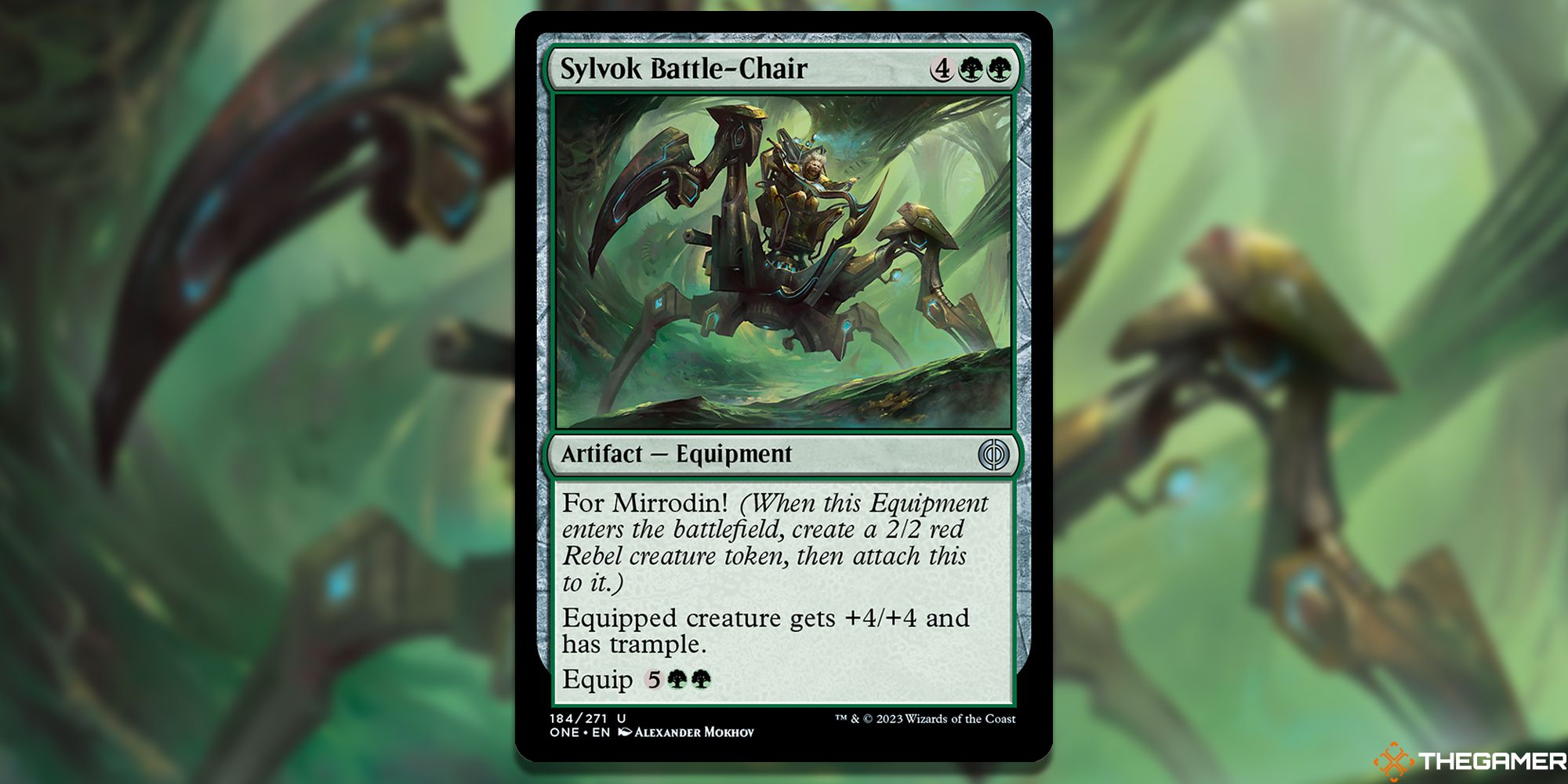 Sylvok Battle-Chair Card
