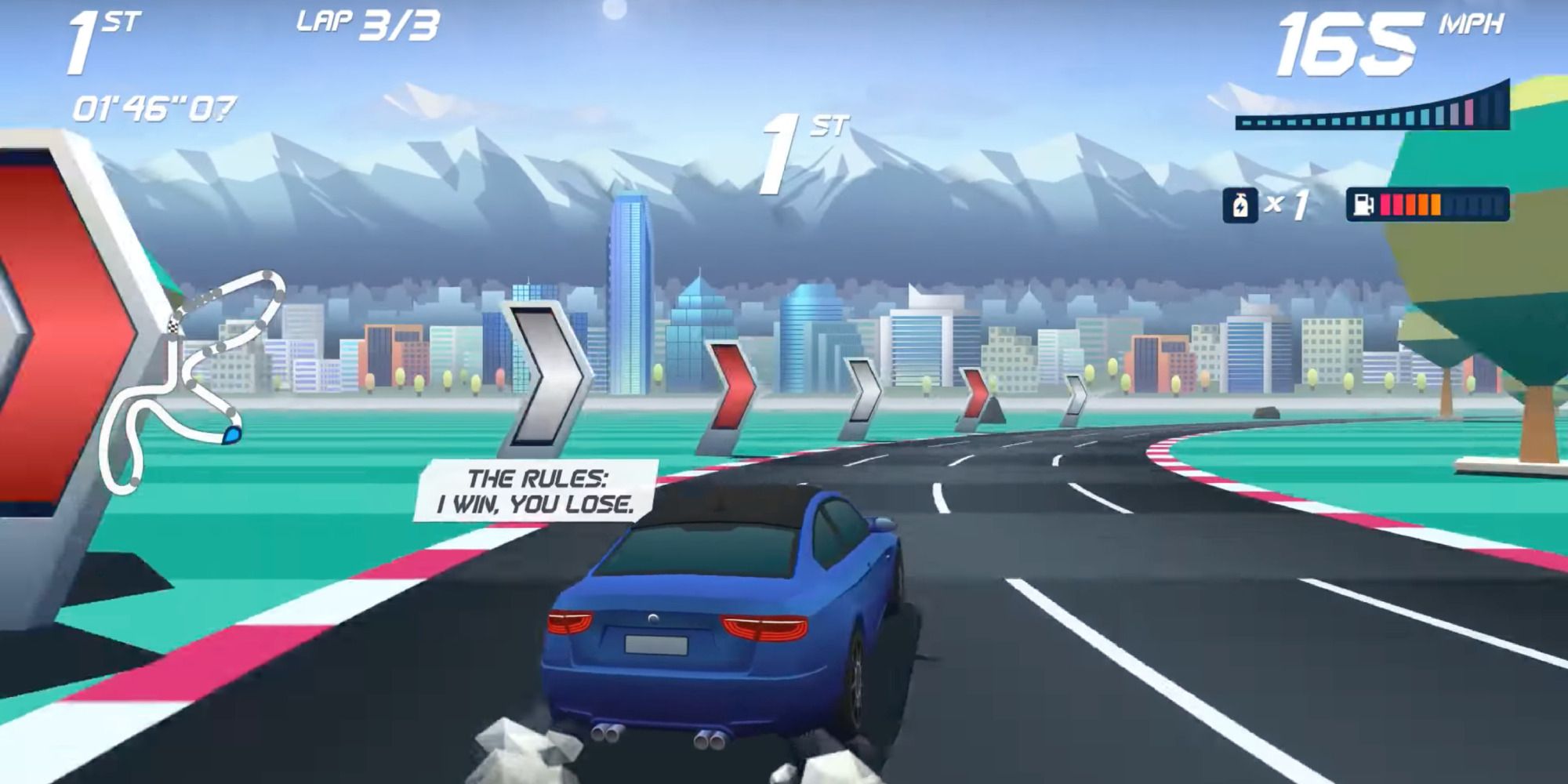 Taking the lead in Horizon Chase Turbo