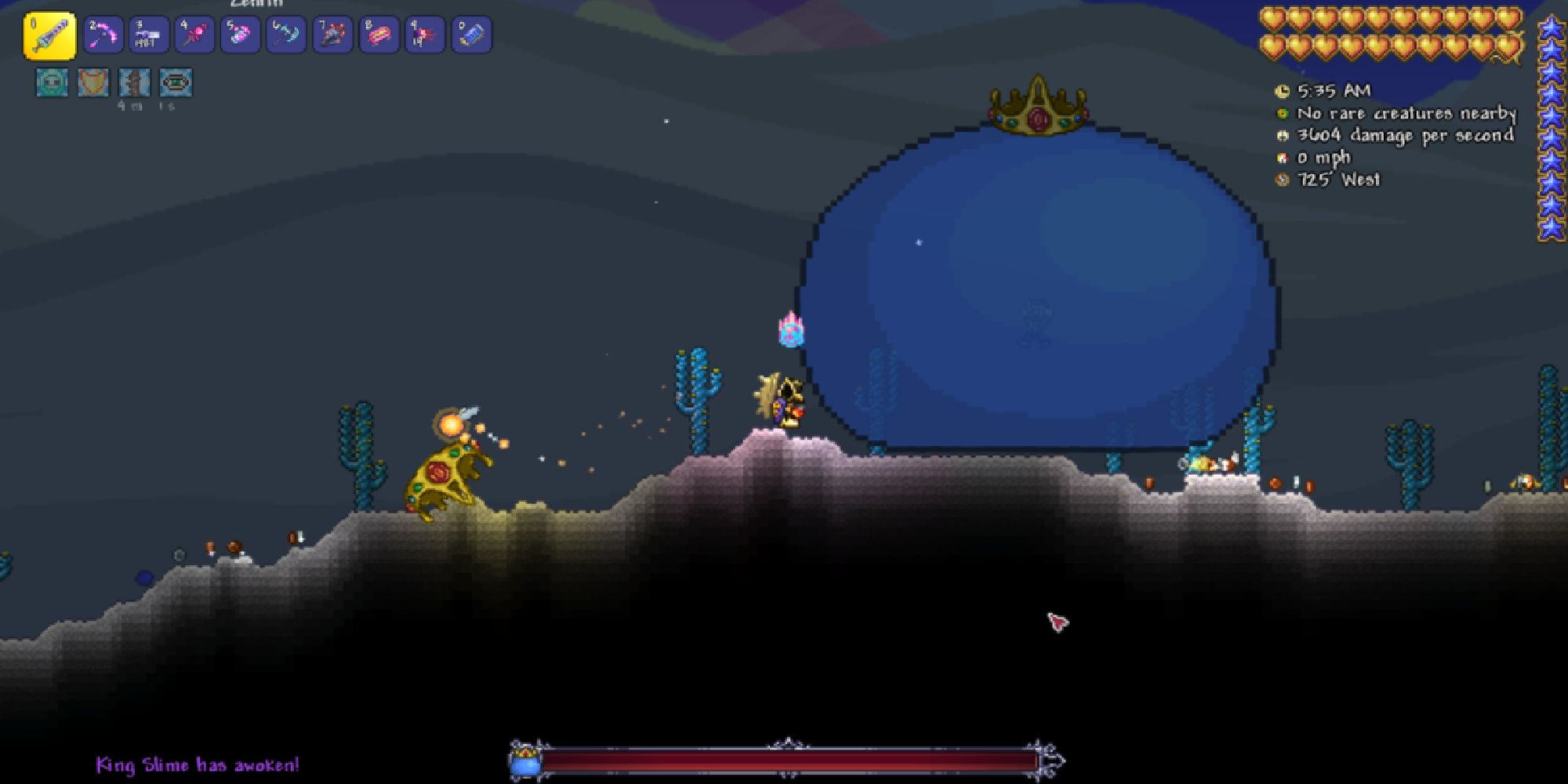 terraria ftw king slime massive in desert biome