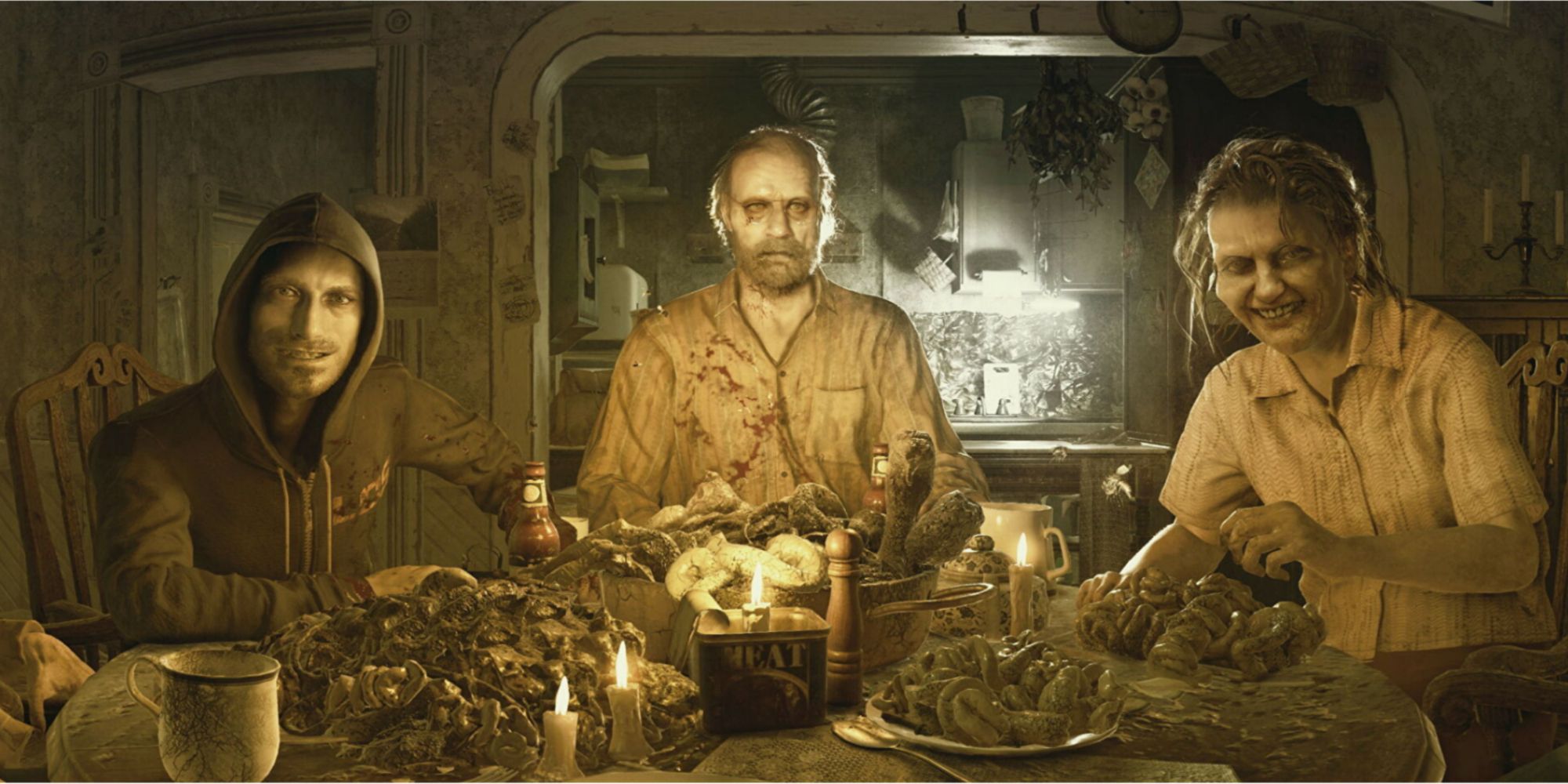 The Baker Family as seen in Resident Evil VII: Biohazard
