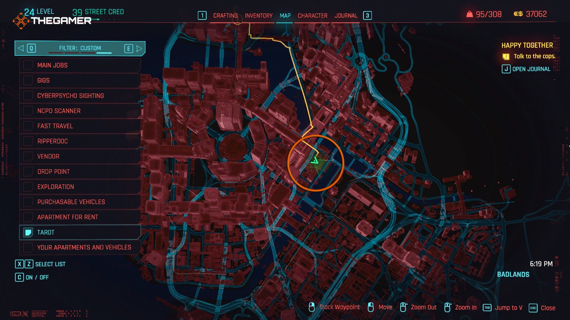 How To Find All Tarot Graffiti Locations In Cyberpunk 2077