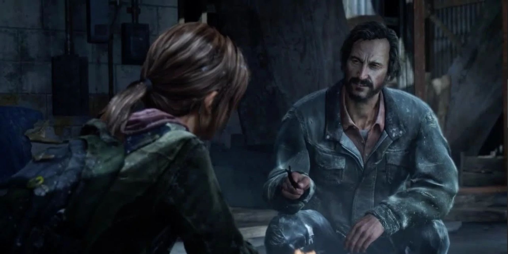 The Last Of Us Screenshot Of David Speaking With Ellie