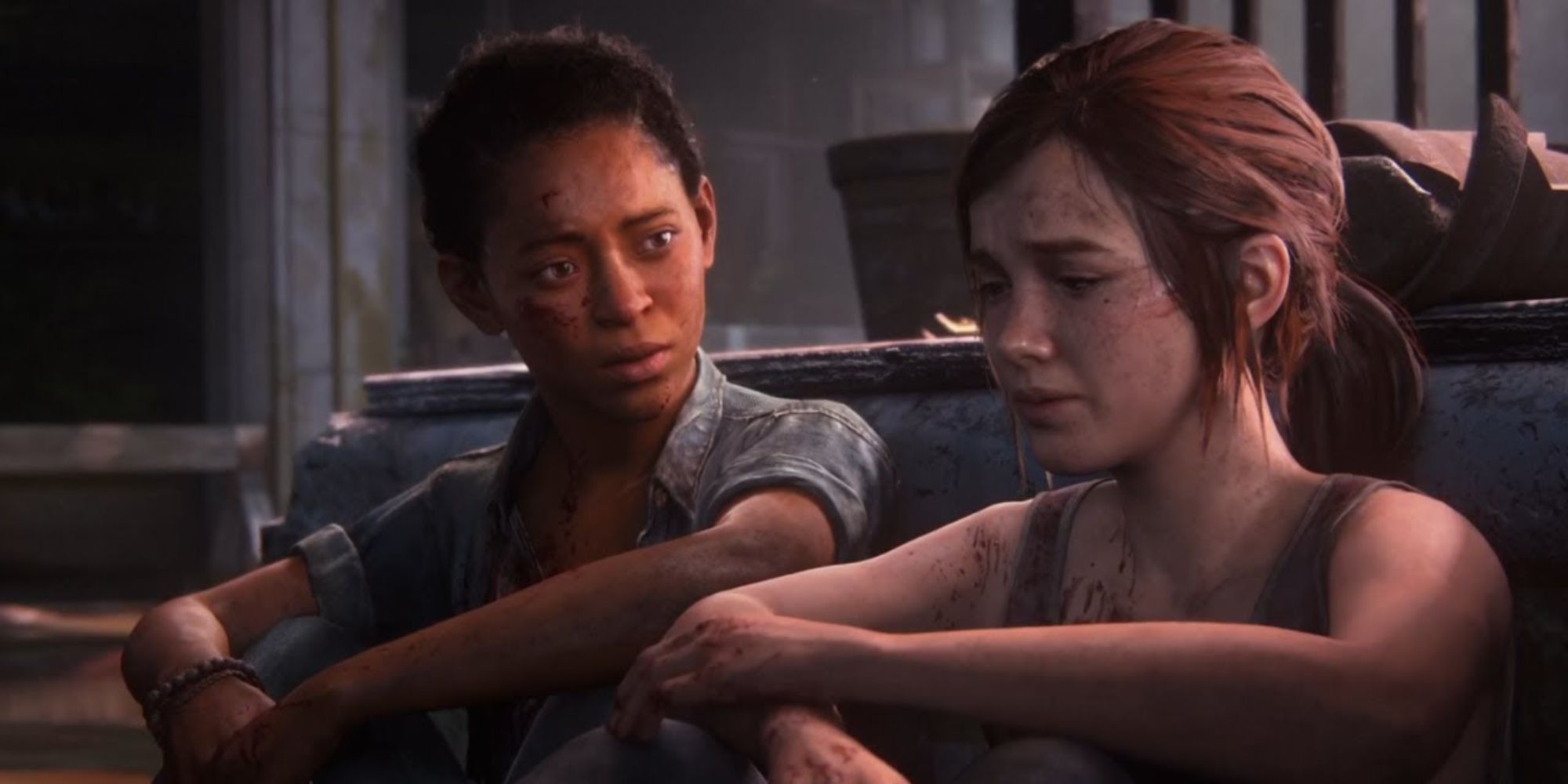 The Last Of Us Part 1 Screenshot Of Riley Looking At Ellie