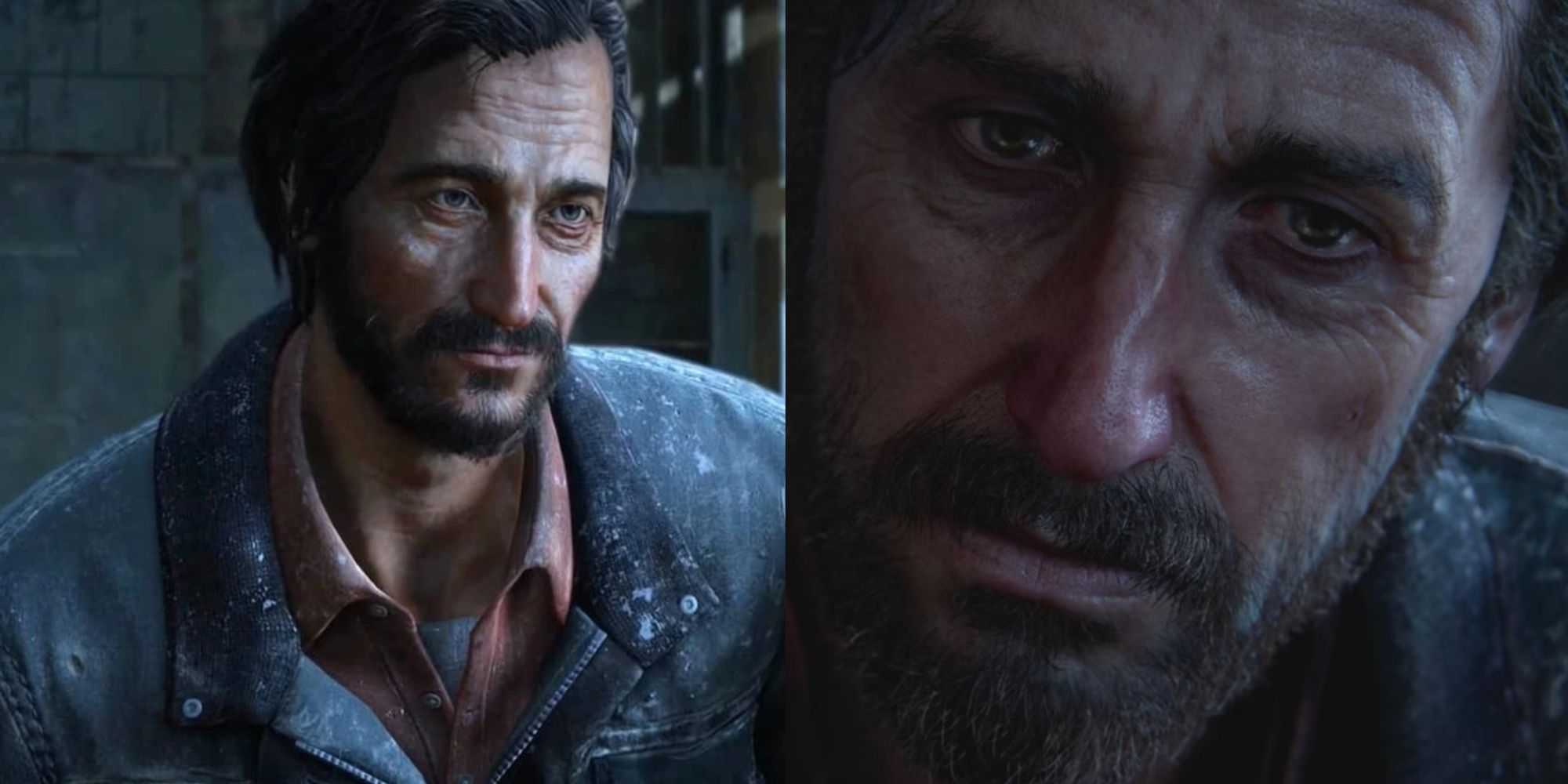 The Last Of Us Who Is David Featured Split Image Original David and Remake Version