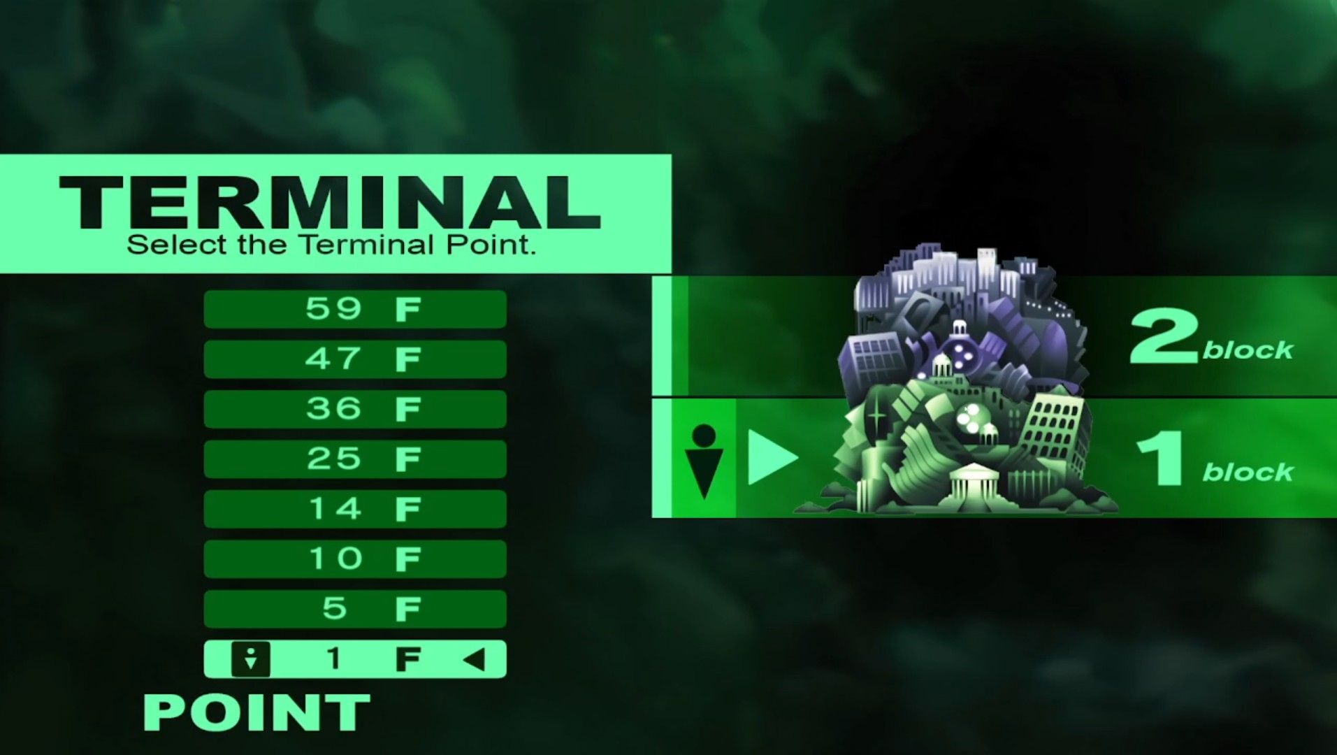the terminal at the entrance to tartarus for teleporting between floors of the tower in persona 3 portable