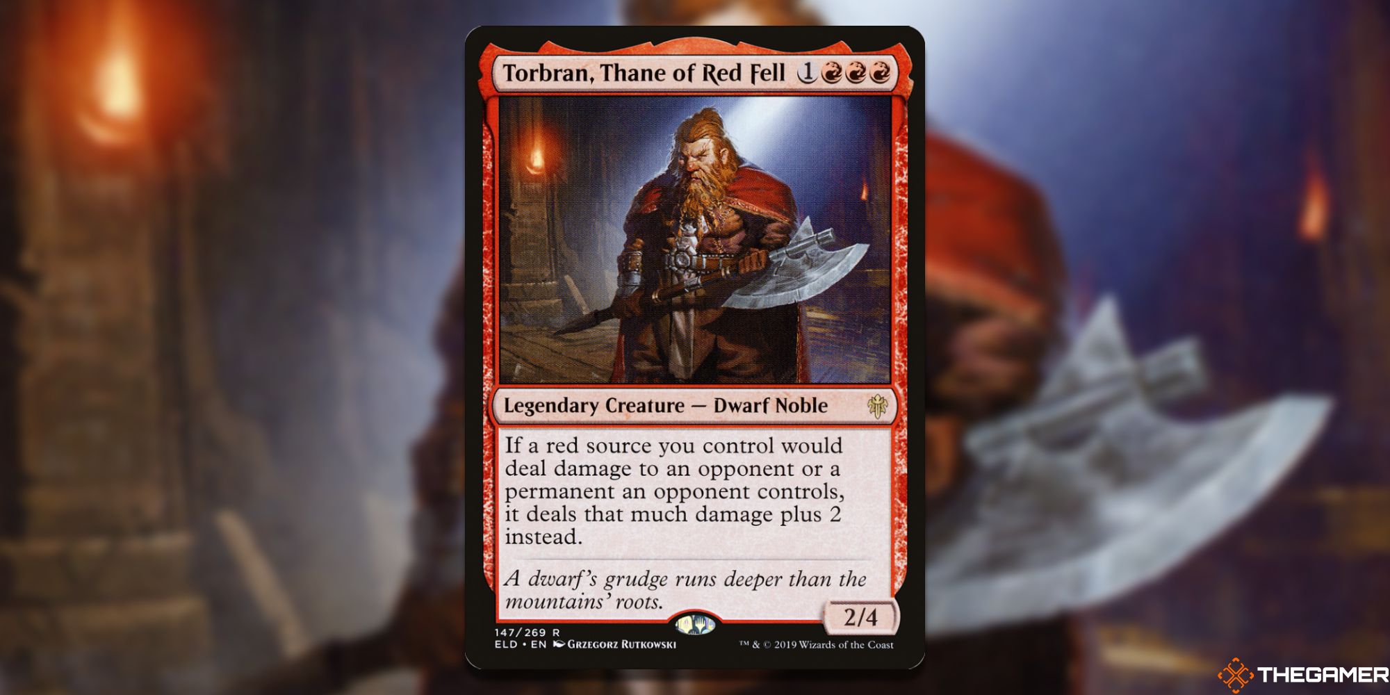 MTG: Torbran, Thane of Red Fell card