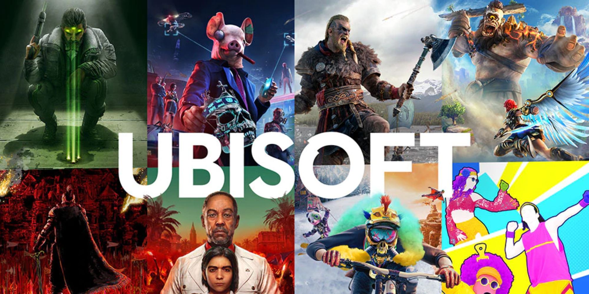 A slate of Ubisoft games.