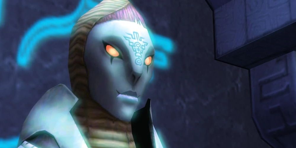 Zant revealing his face in Twilight Princess the video game