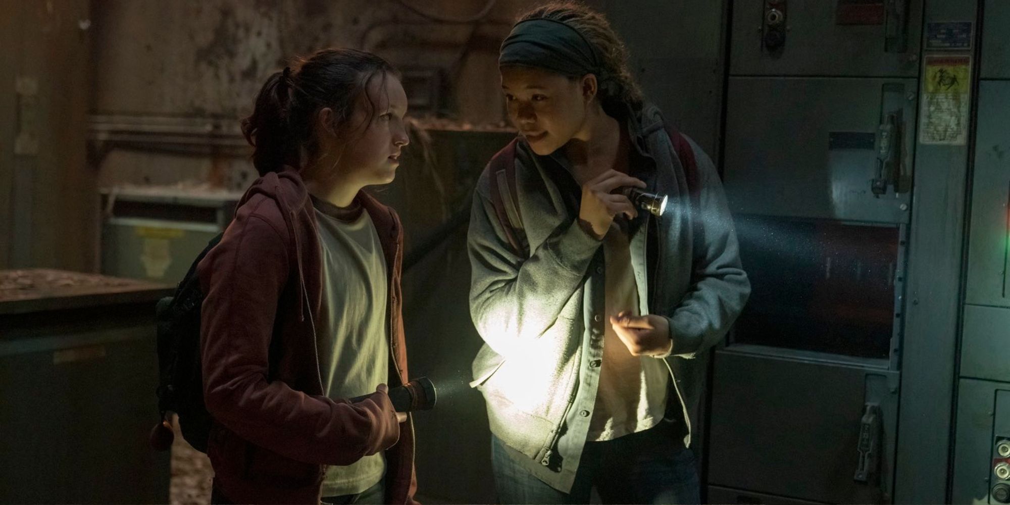 The two girl characters in The Last of Us episode 7: Ellie and Riley